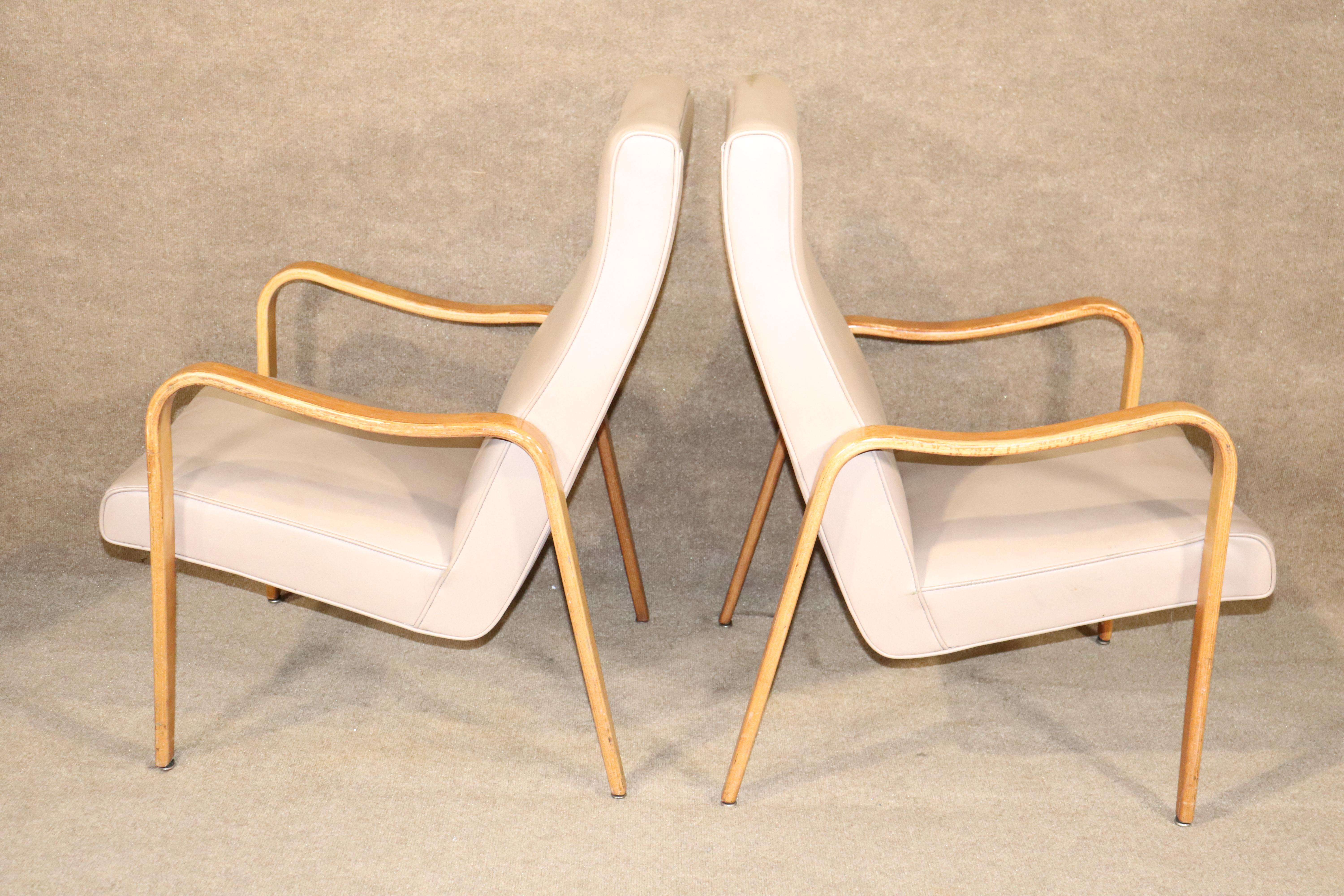 Mid-Century Modern Thonet Bentwood Armchairs For Sale