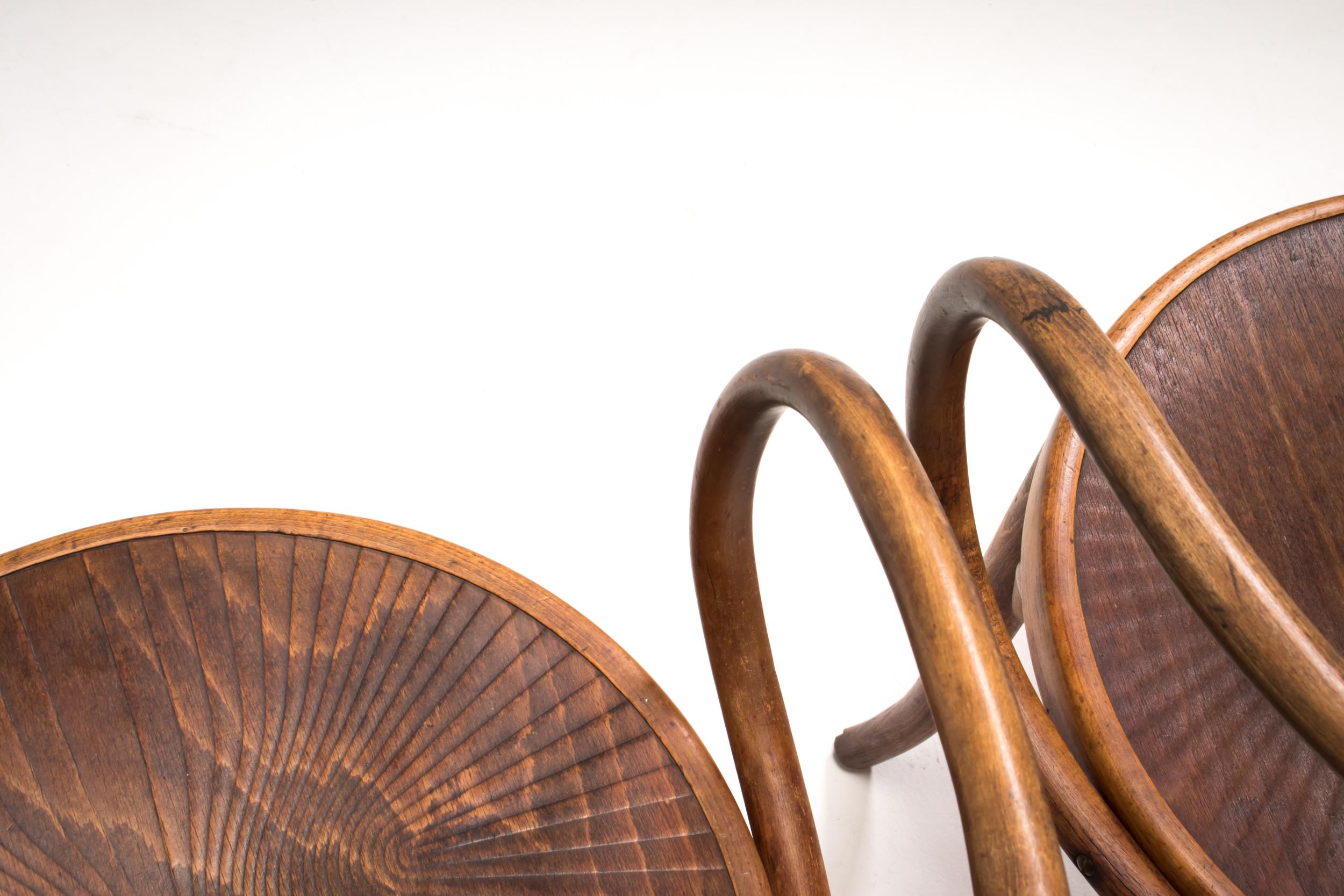 Thonet Bentwood Chairs, 1930s, Set of 2 In Good Condition In London, GB