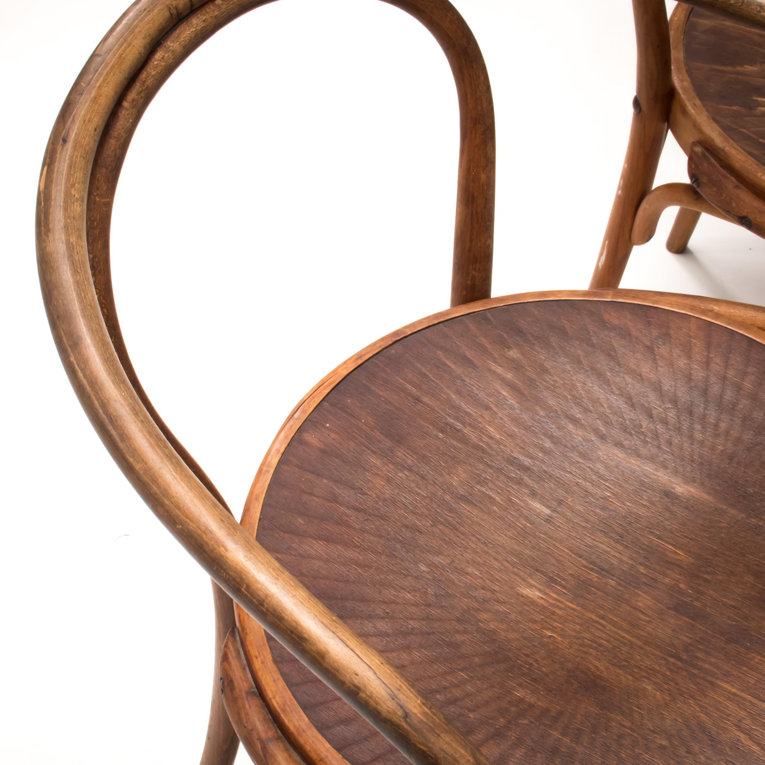 Thonet Bentwood Chairs, 1930s, Set of 2 1