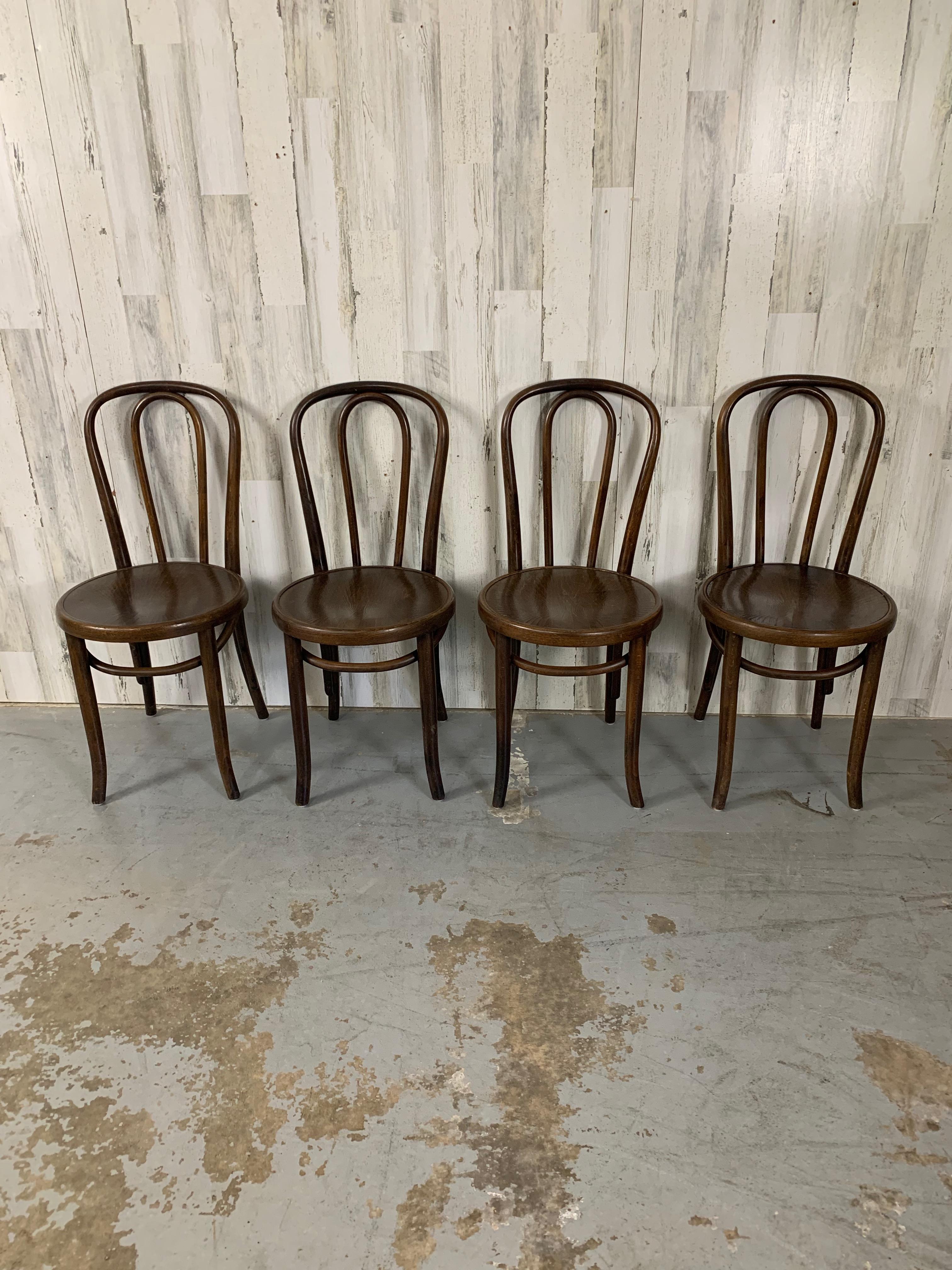 Thonet Bentwood Chairs set of Four 5
