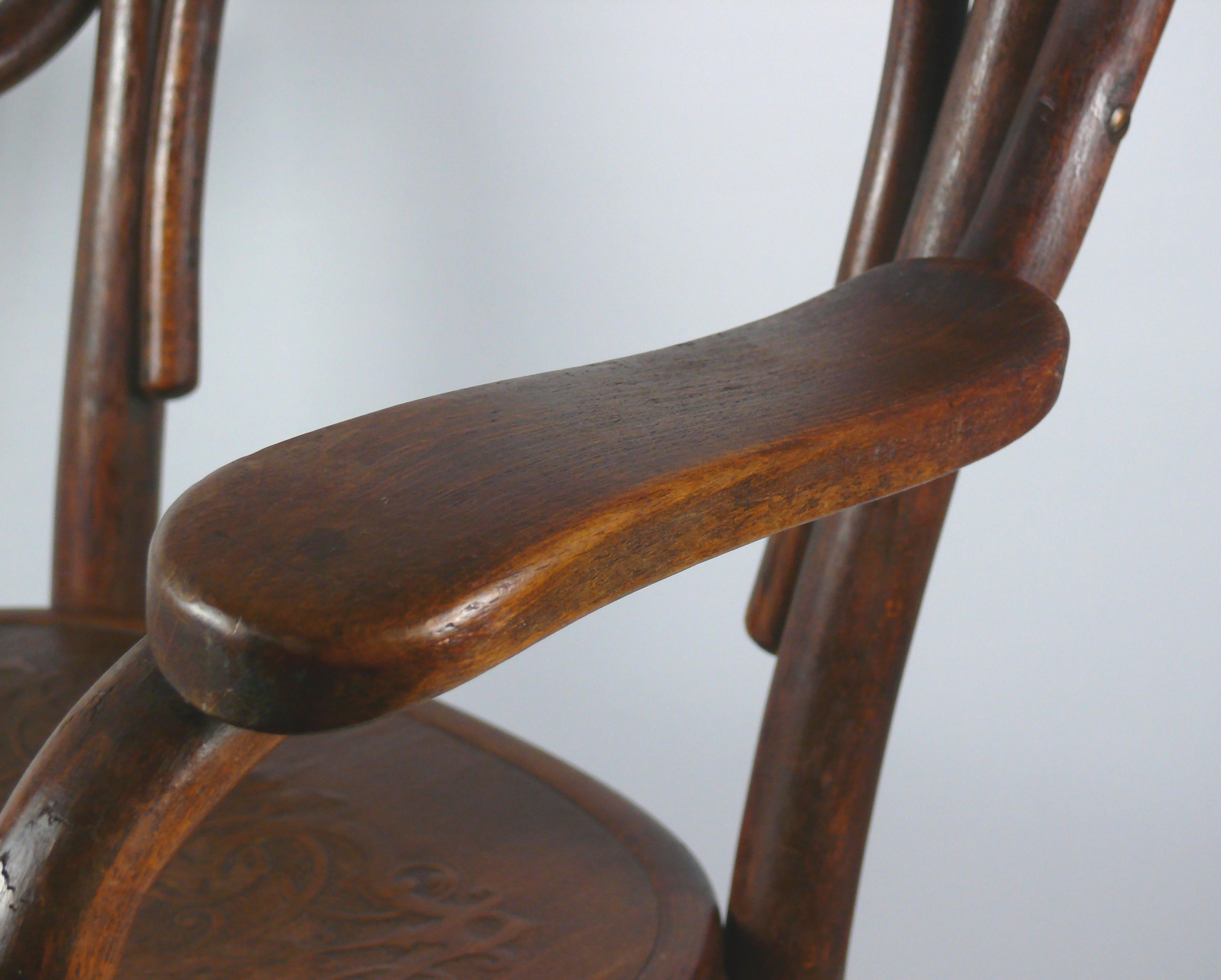 Thonet Bentwood Fauteuil, Early 20th Century In Good Condition In Schwerin, MV