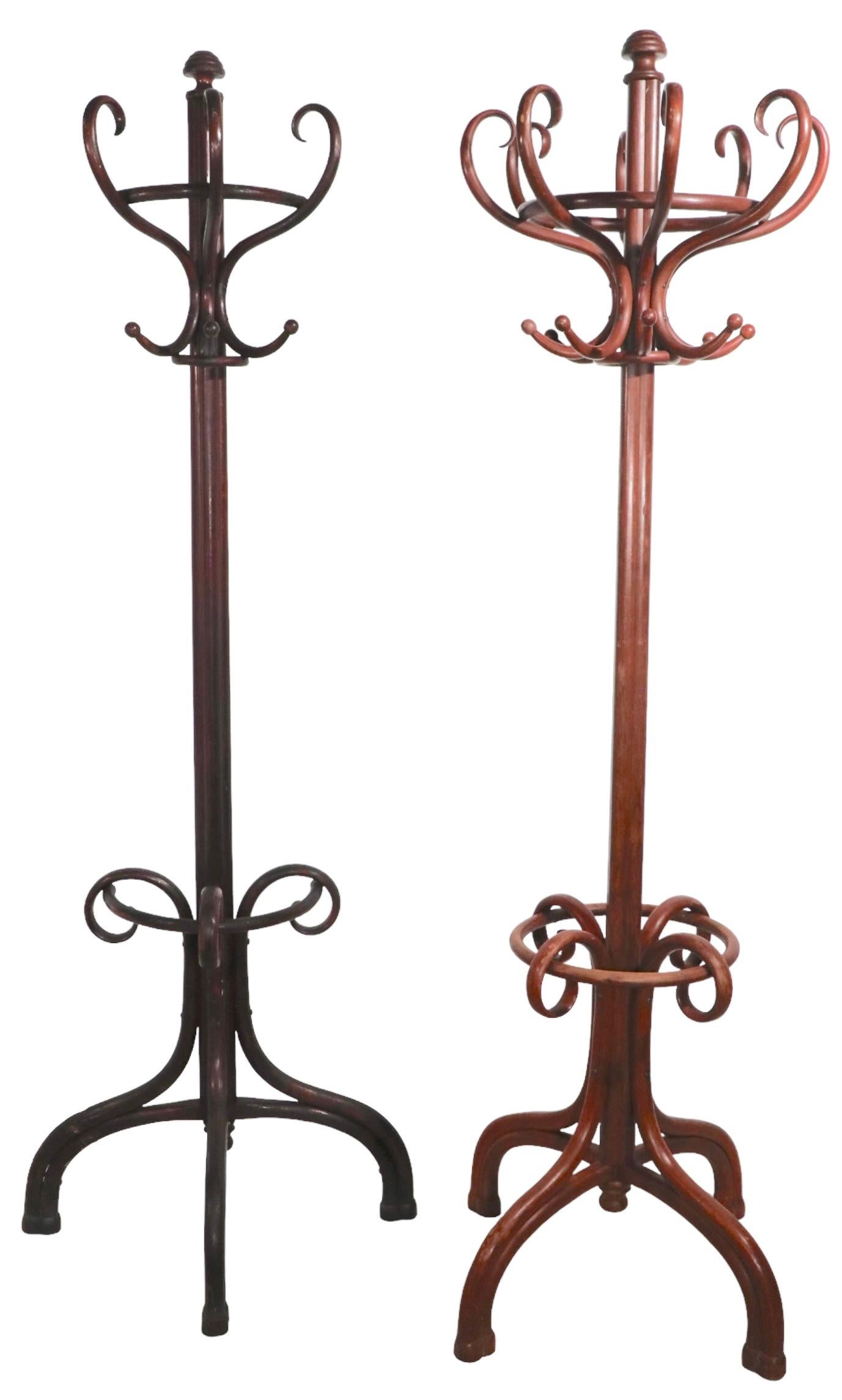 Thonet Bentwood Half Round Coat Tree Rack Stand 3