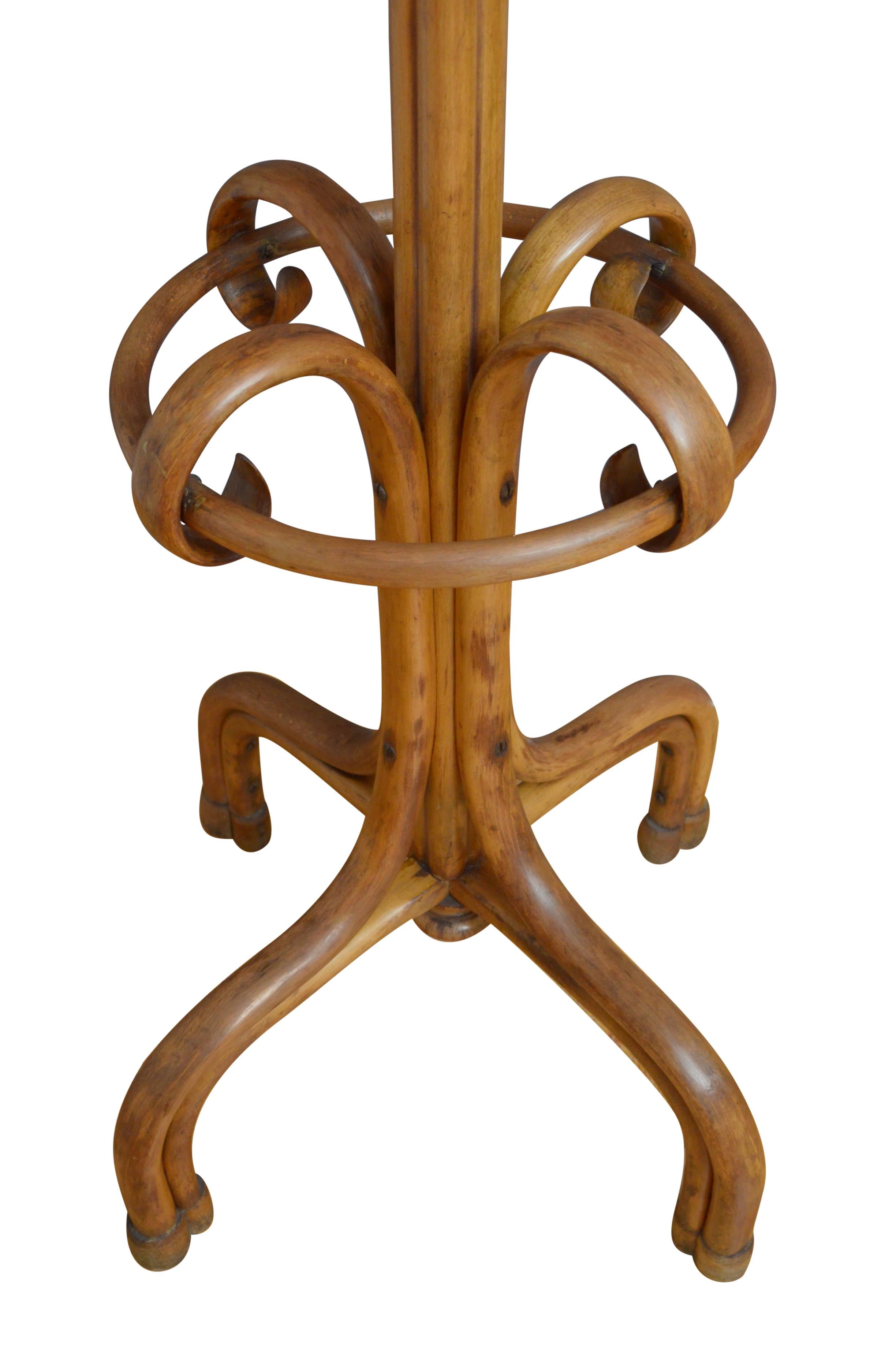 Thonet Bentwood Hall Stand Coat Stand In Good Condition In Whaley Bridge, GB