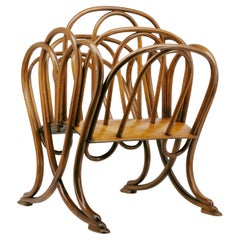 Antique THONET Bentwood Magazine Rack, ca.1880