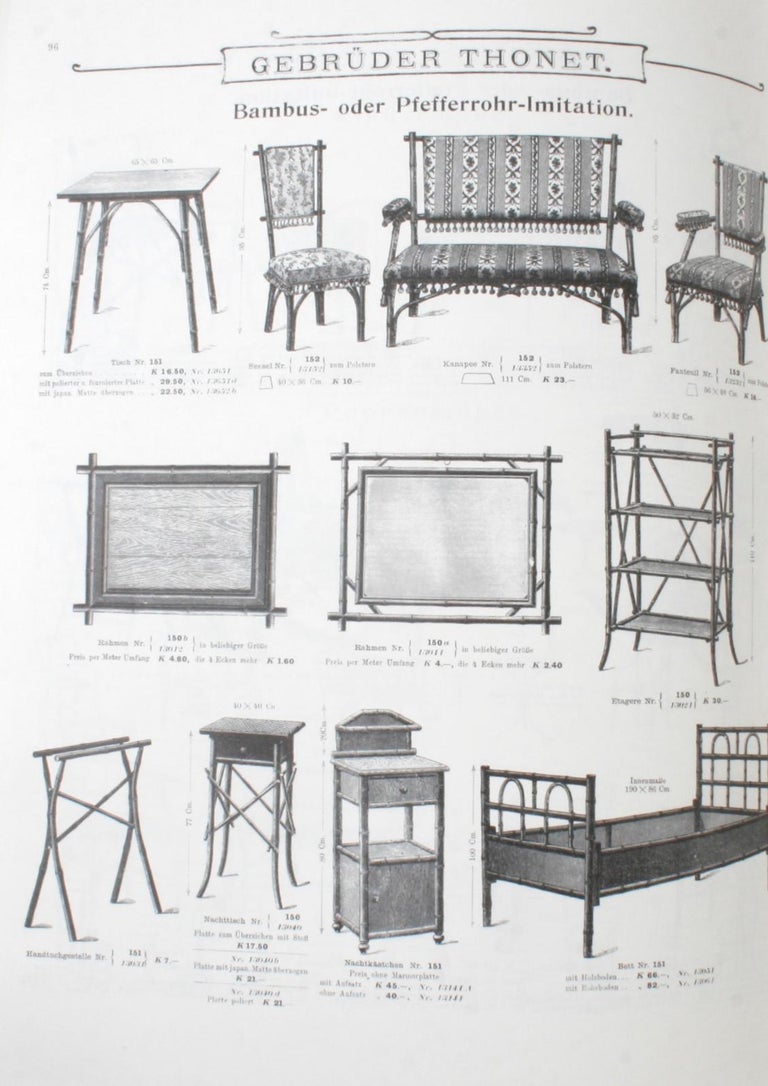 Bentwood and Other Furniture, Reprint of 1904 Illustrated