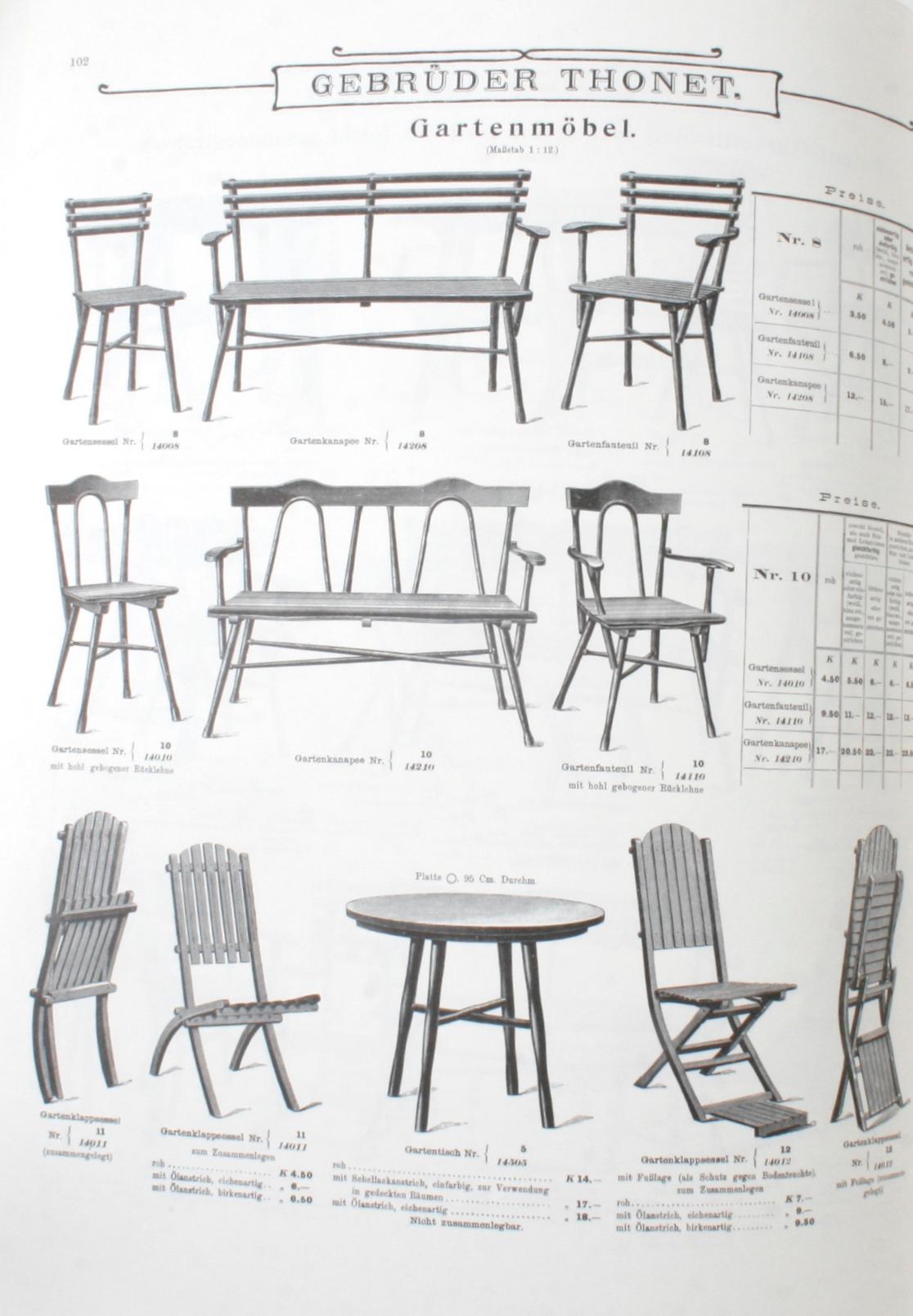 Thonet Bentwood & Other Furniture, Reprint of 1904 Illustrated Catalogue 5