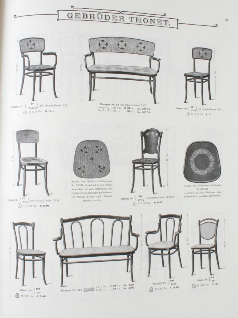 Bentwood and Other Furniture, Reprint of 1904 Illustrated