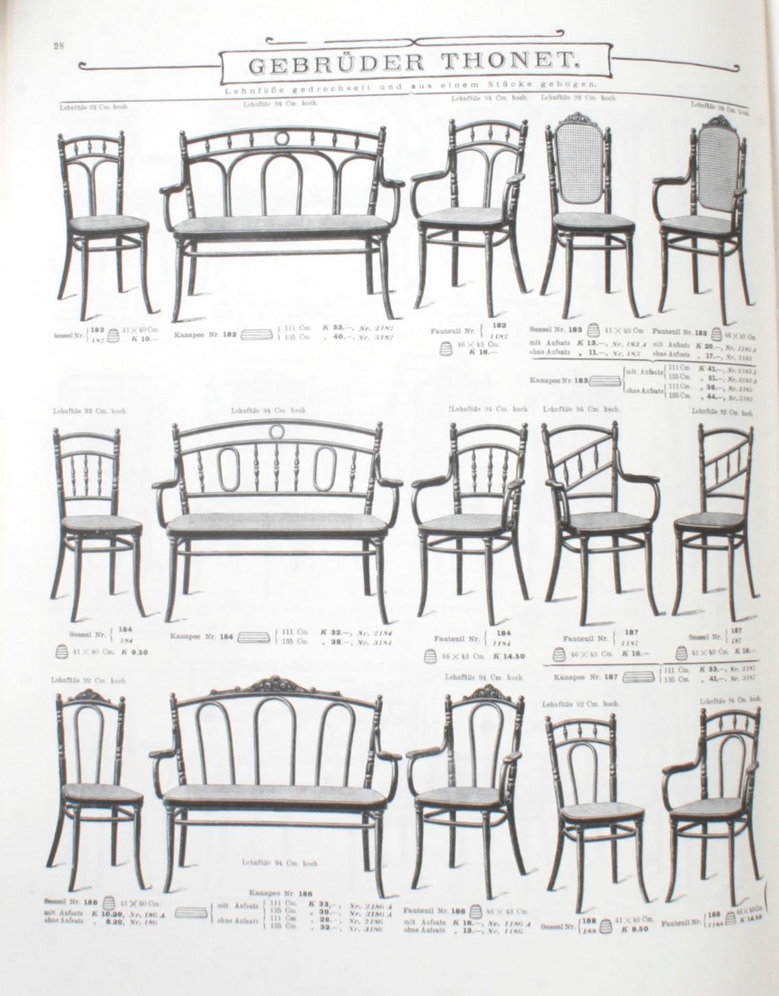 catalogue thonet 1904