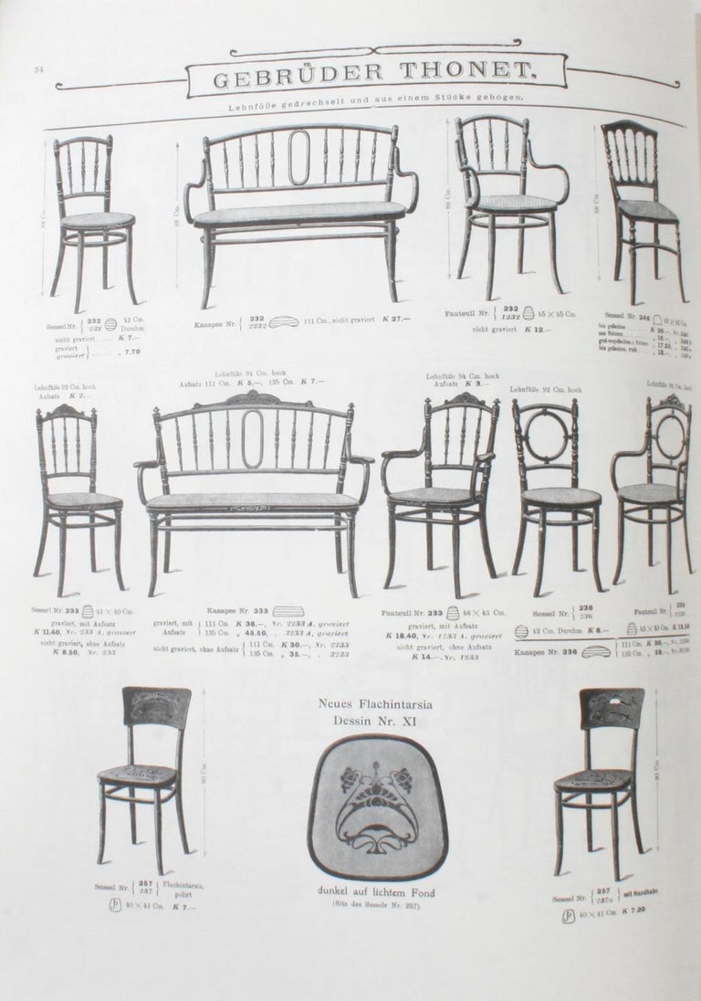 Bentwood and Other Furniture, Reprint of 1904 Illustrated
