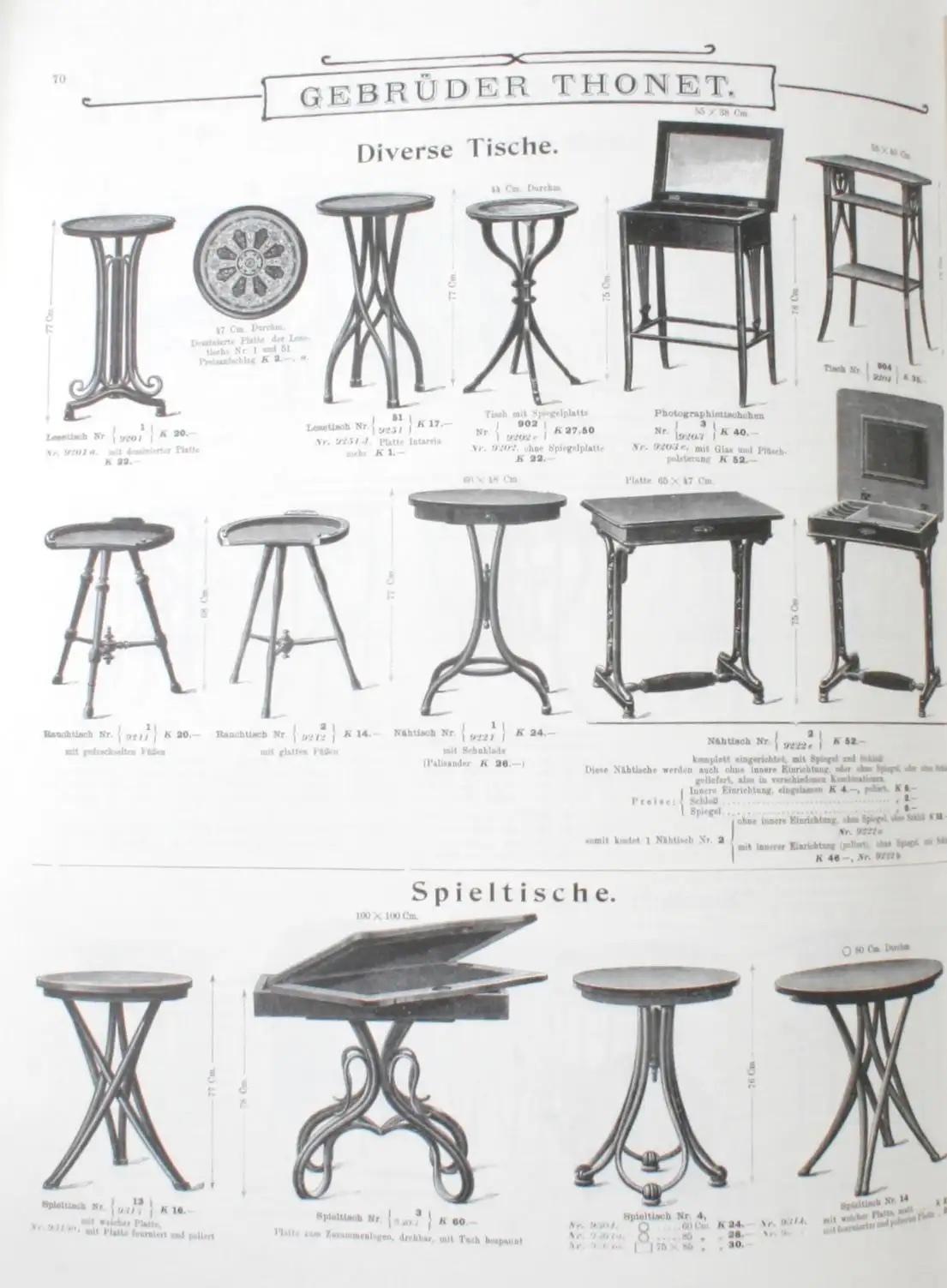 Thonet Bentwood & Other Furniture : The 1904 Illustrated Catalogue (en anglais) en vente 5