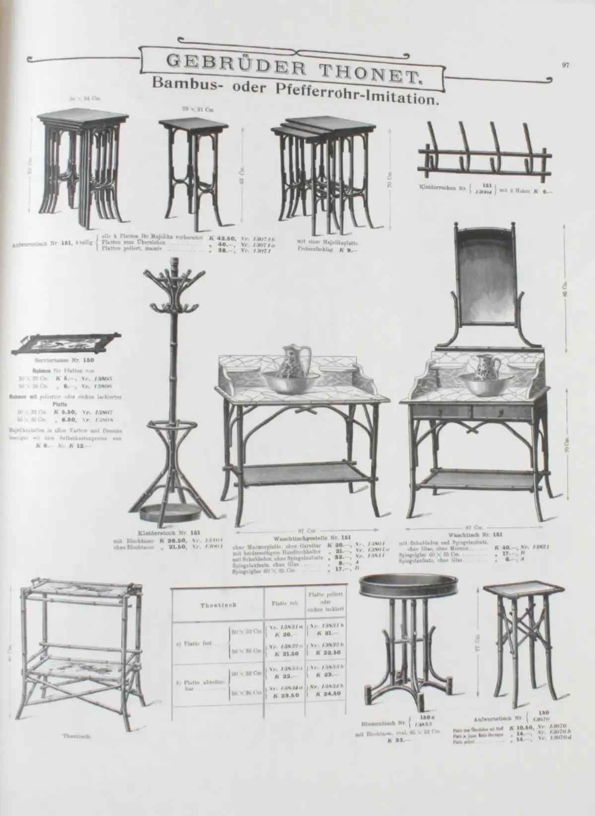 Thonet Bentwood & Other Furniture : The 1904 Illustrated Catalogue For Sale 9