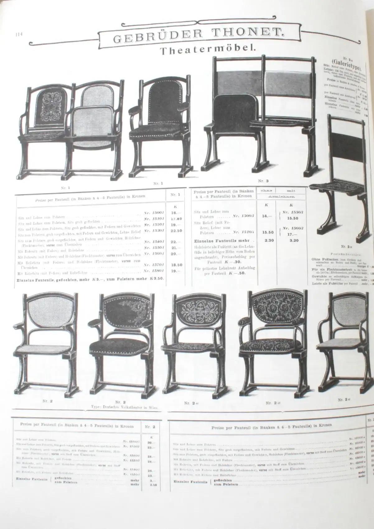 Thonet Bentwood & Other Furniture : The 1904 Illustrated Catalogue (en anglais) en vente 13