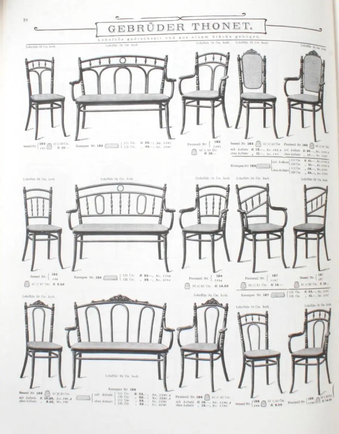 Thonet Bentwood & Other Furniture : The 1904 Illustrated Catalogue (en anglais) en vente 1