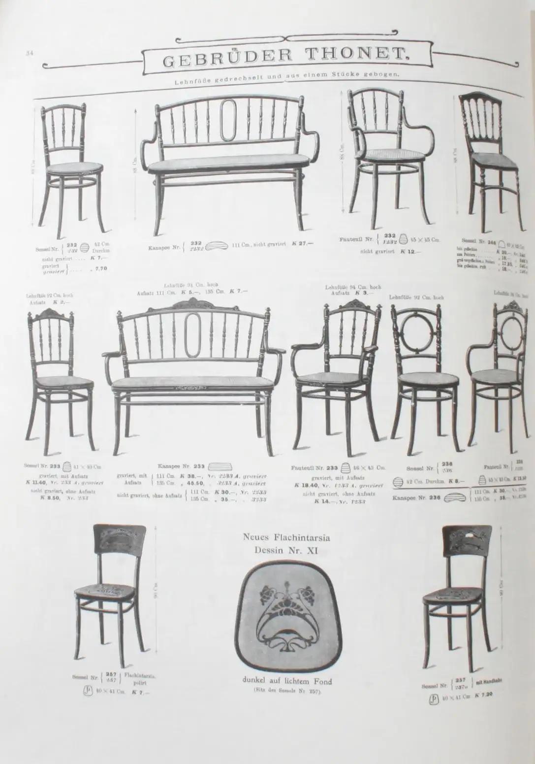 Thonet Bentwood & Other Furniture : The 1904 Illustrated Catalogue (en anglais) en vente 3