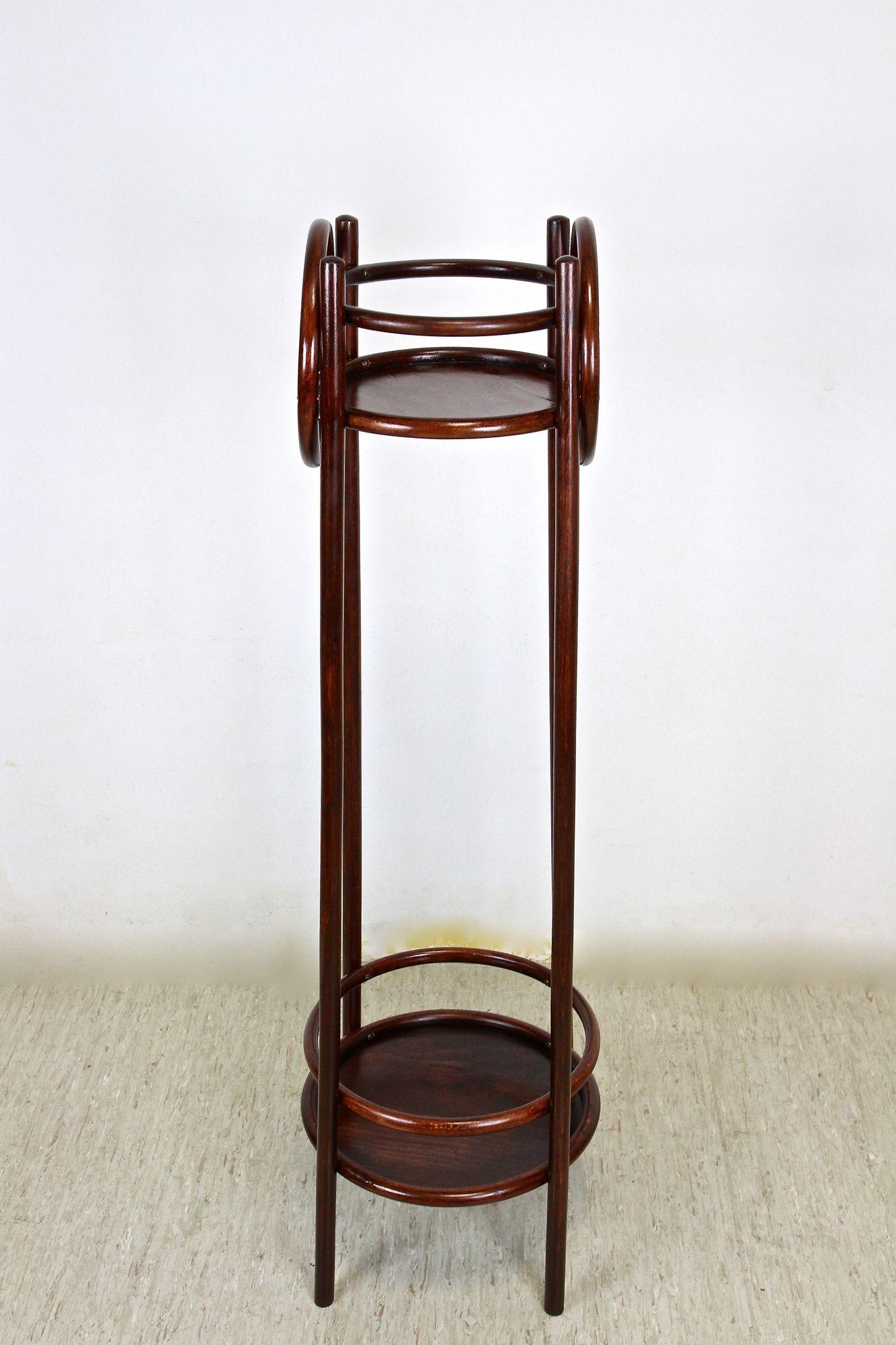 20th Century Thonet Bentwood Pedestal/ Plant Stand, Austria circa 1905 For Sale