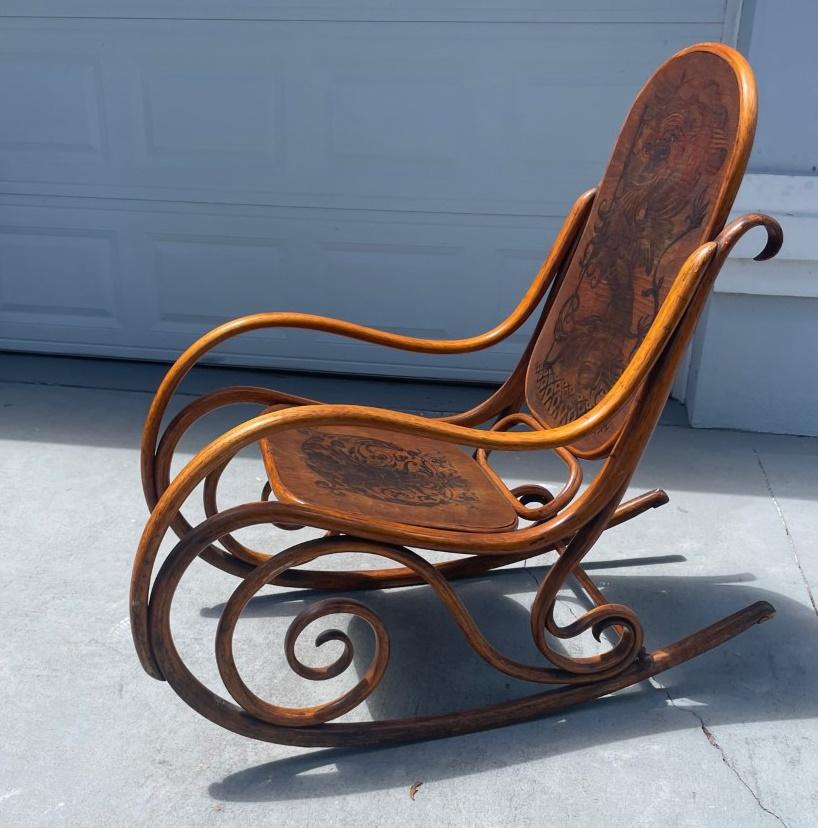 thonet rocking chair original