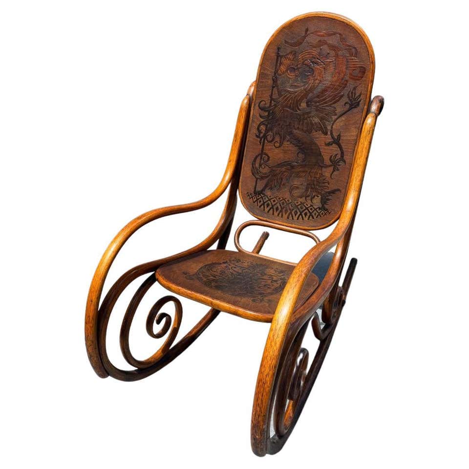 Early Rocking Chair by Thonet at 1stDibs