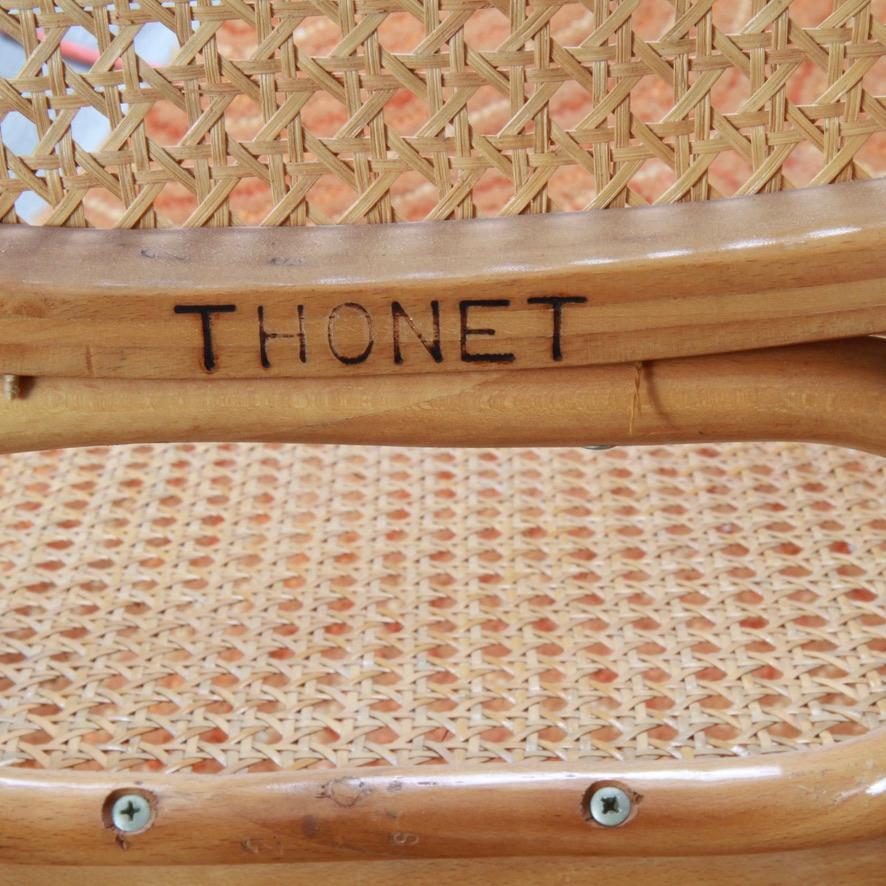 Mid-Century Modern Thonet Bentwood Schaukelstuhl Rocker