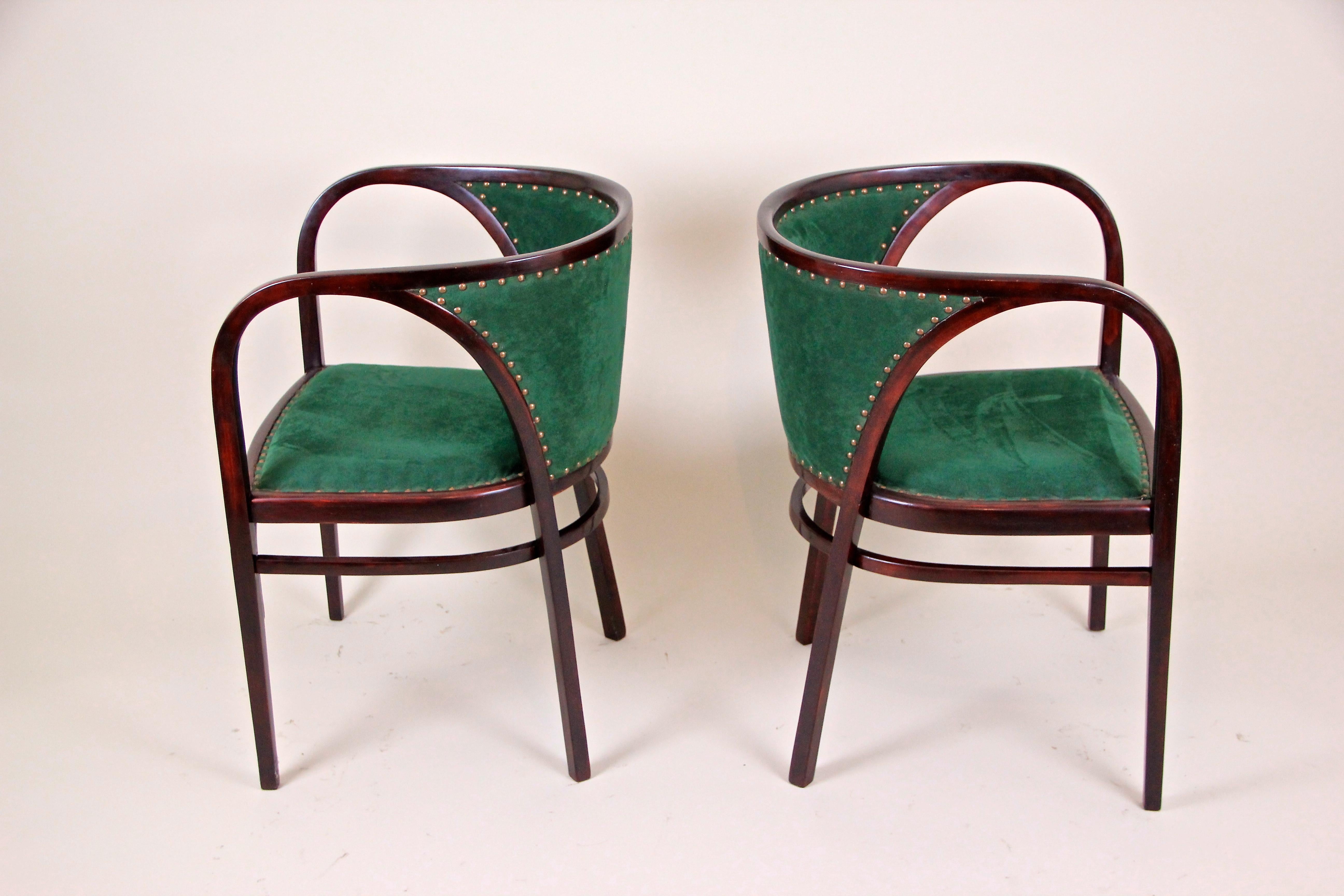 Art nouveau Ensemble de sièges en bois cintré Thonet/ Suite de salon par M. Kammerer, Autriche, vers 1910 en vente