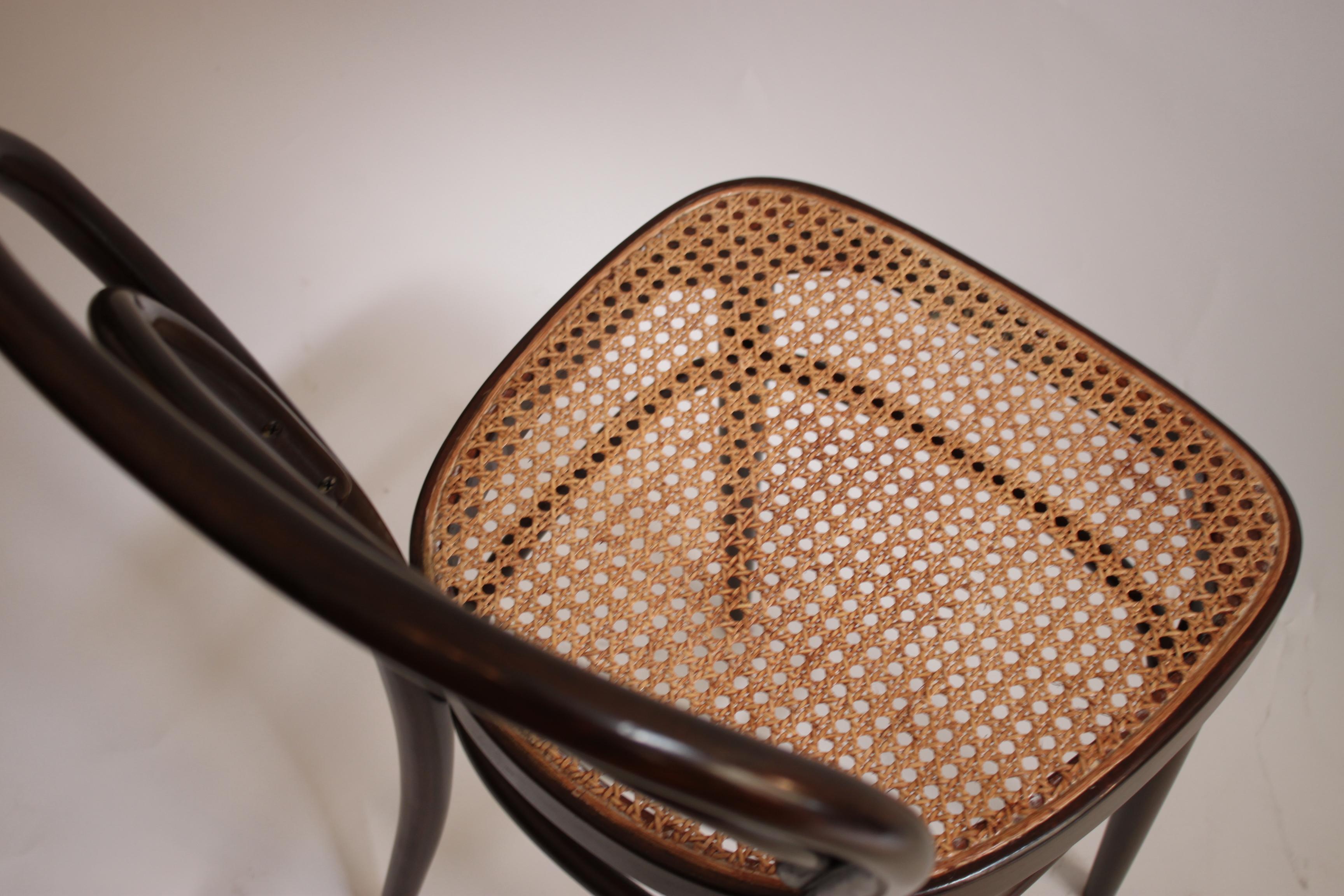 Thonet bentwood side chair no. 14.
 