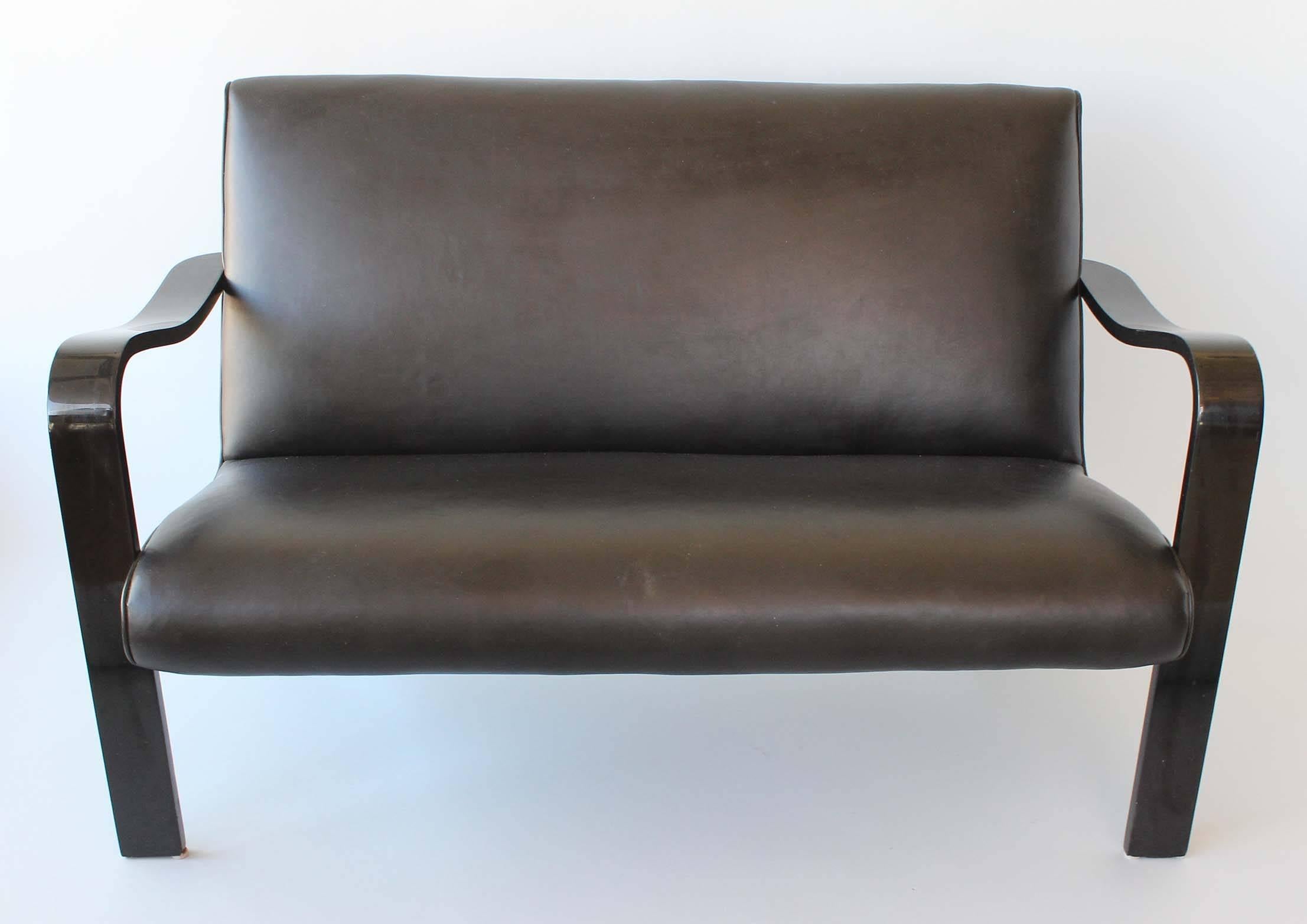 Mid-Century Modern Thonet Bentwood Sofa For Sale