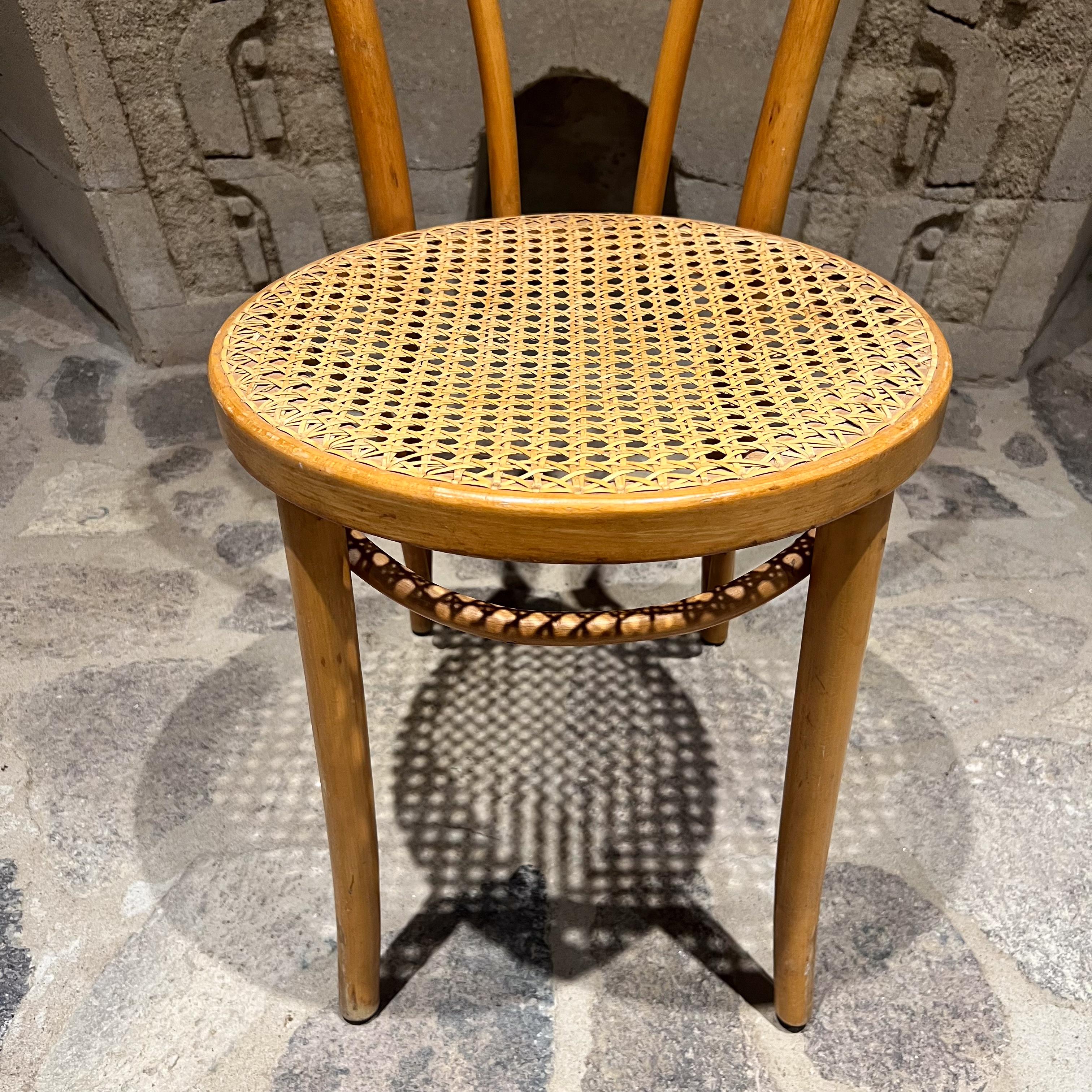 Thonet Bistro Cafe Dining Chair Bentwood and Cane 5