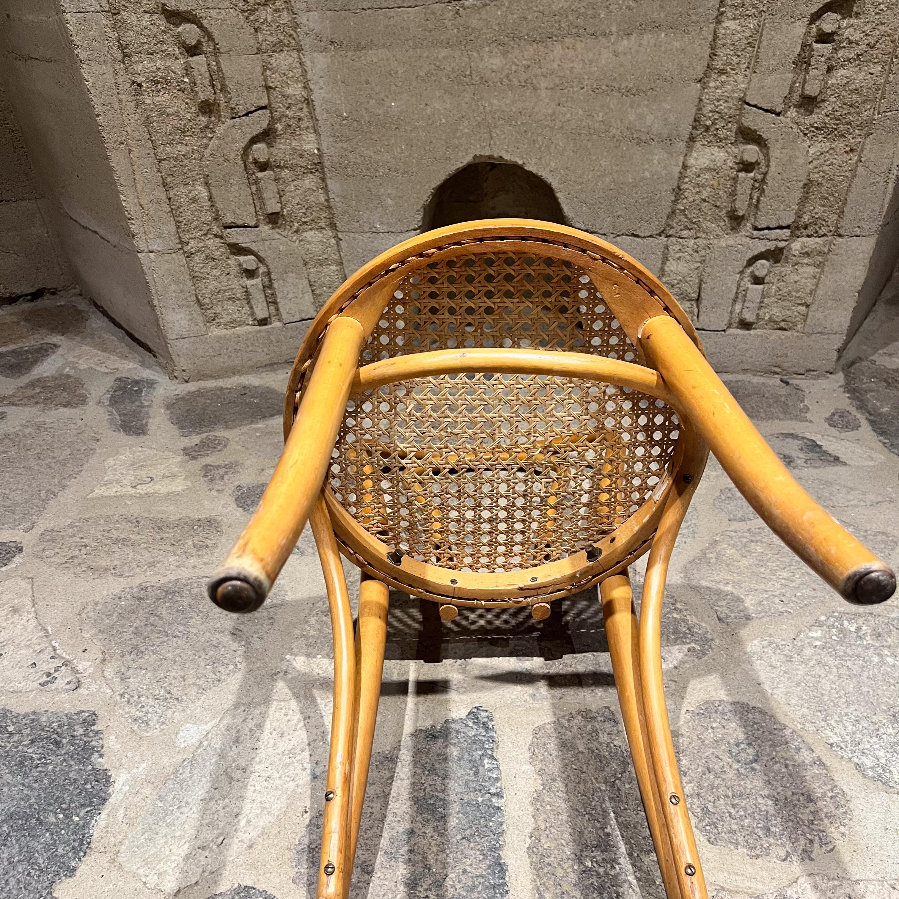 Thonet Bistro Cafe Dining Chair Bentwood and Cane 6