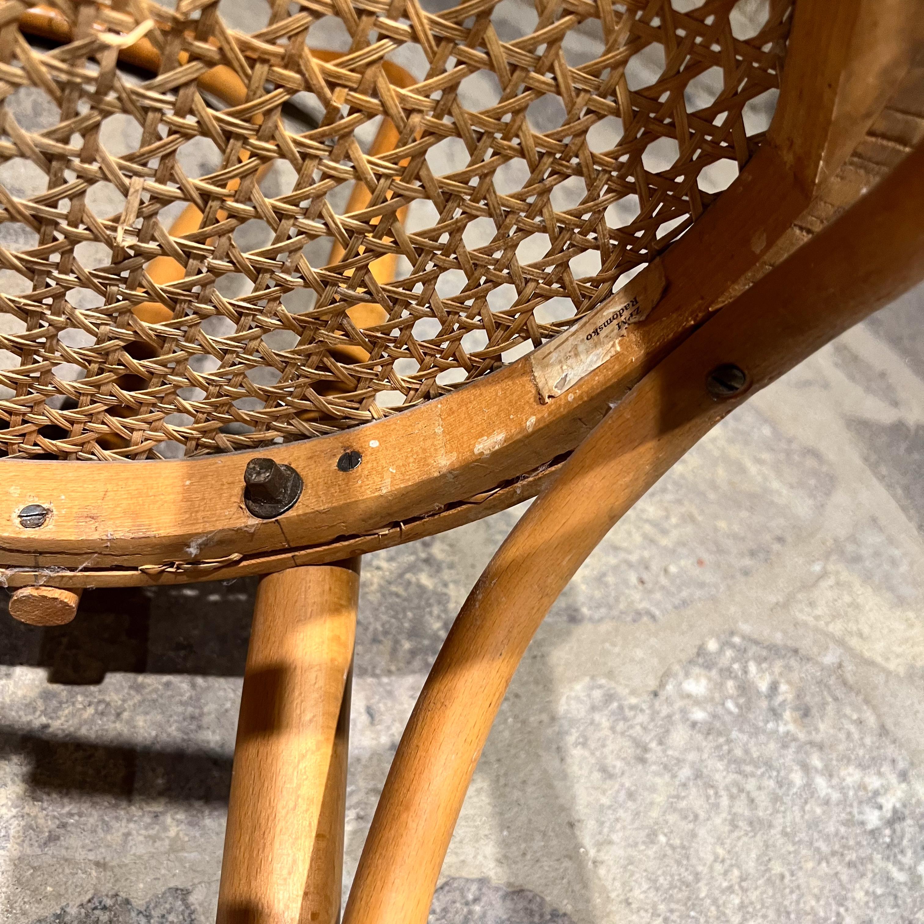 Thonet Bistro Cafe Dining Chair Bentwood and Cane 7