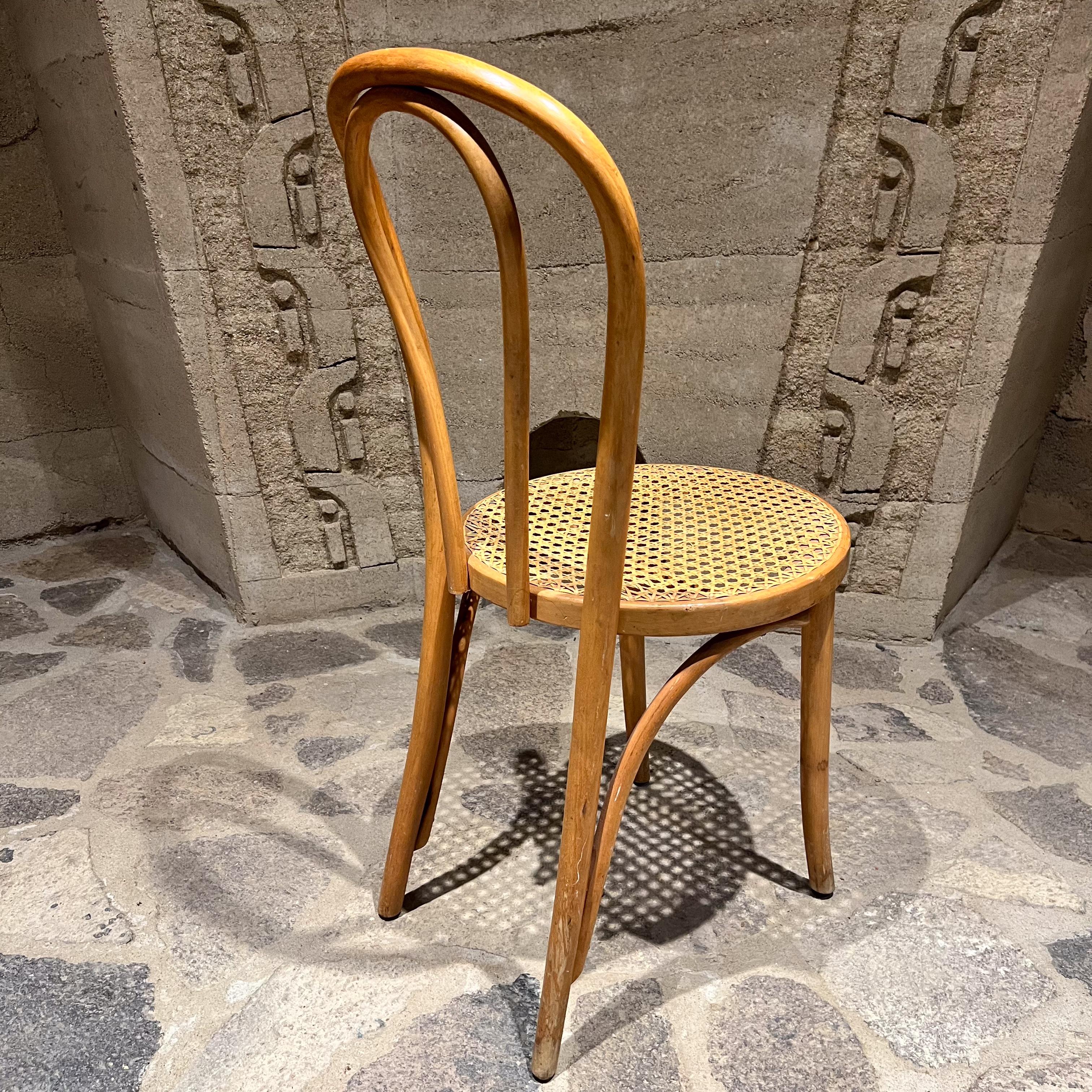 Thonet Bistro Cafe Dining Chair Bentwood and Cane 1