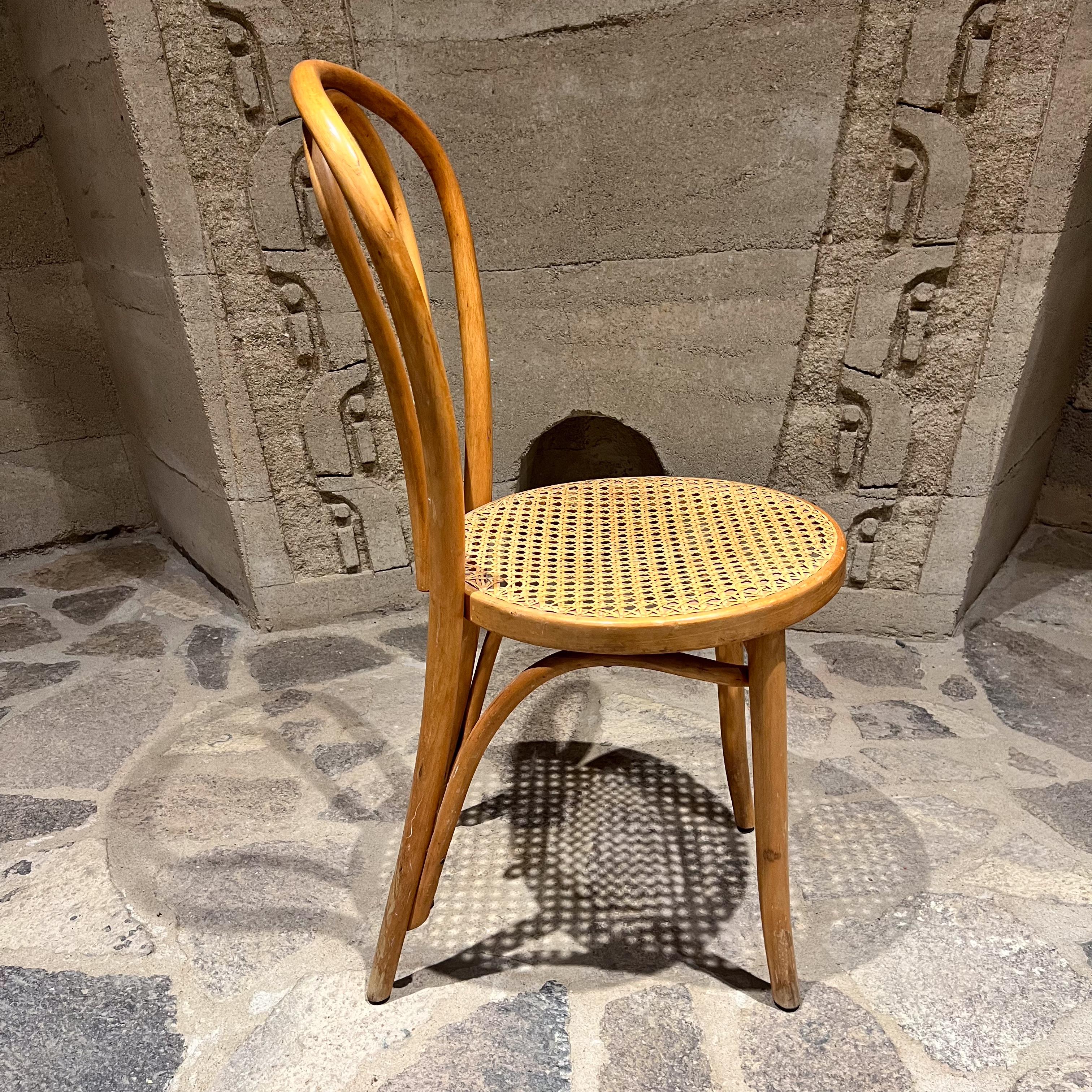 Thonet Bistro Cafe Dining Chair Bentwood and Cane 2
