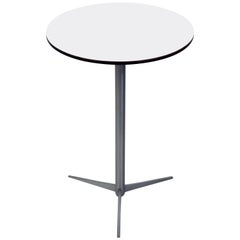Thonet Brushed Aluminum Drink Table