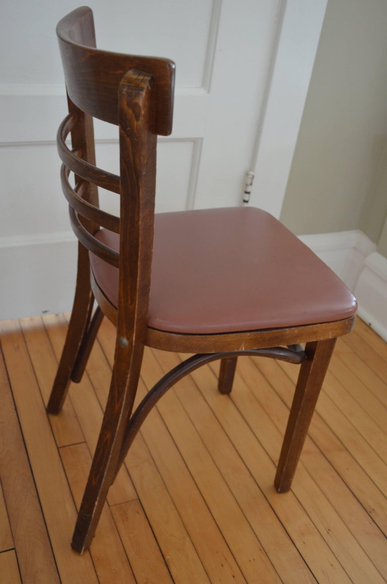 Cafe Bistro Restaurant Chairs, Set of Eight (NOTE 22 chairs available) at 1stDibs