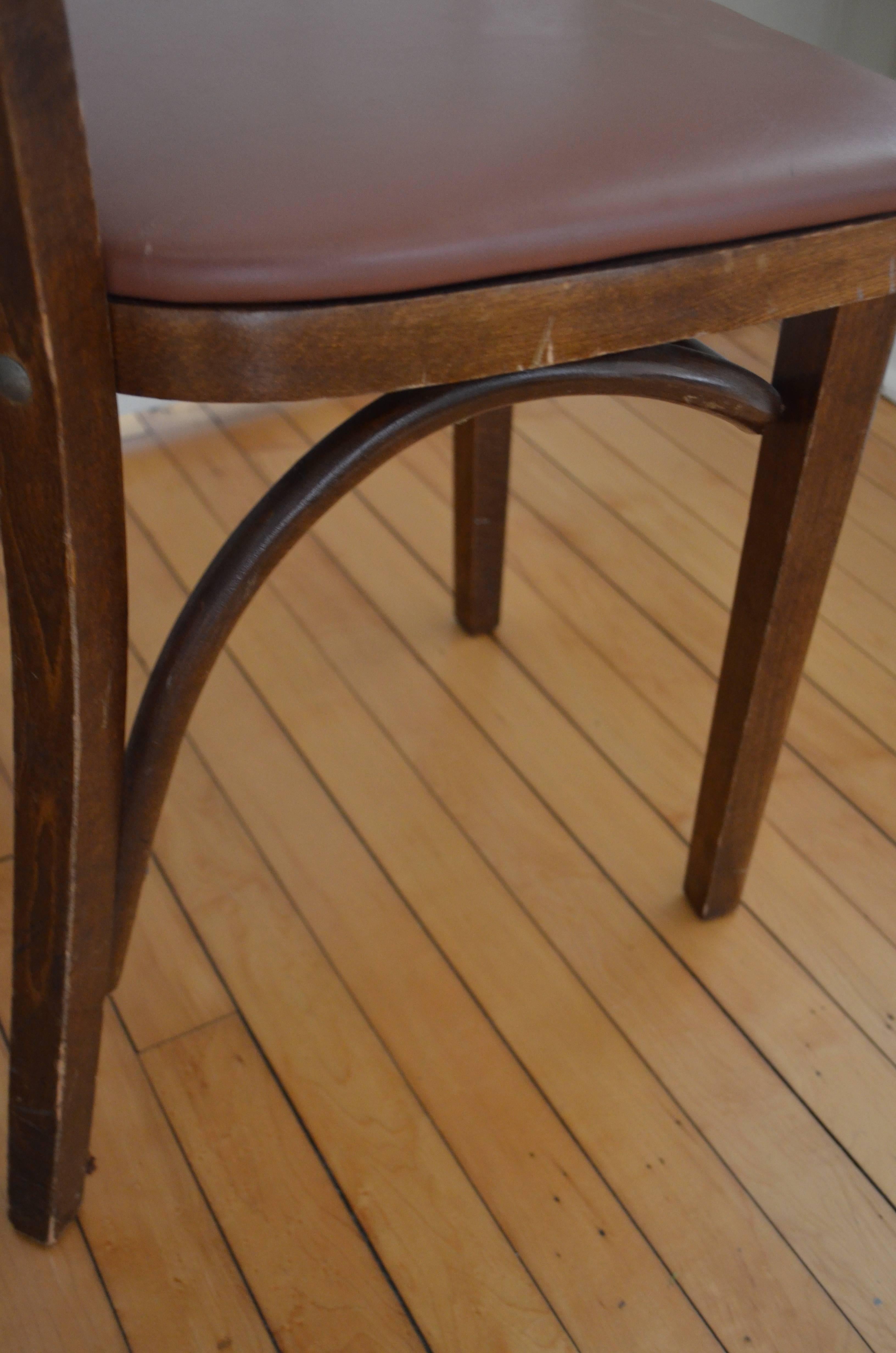 Thonet Cafe Bistro Restaurant Chairs, Set of Eight (NOTE: 22 chairs available) In Good Condition In Madison, WI