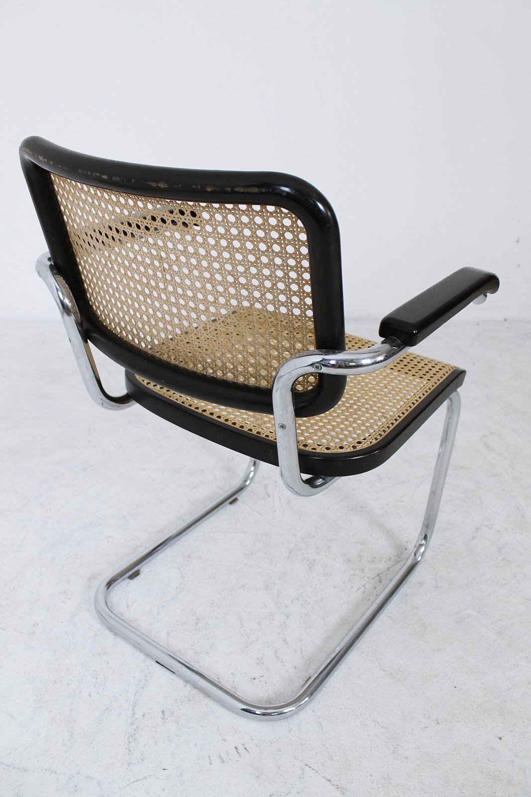 Thonet Freischwinger-Sessel Modell B64 von Marcel Breuer:: 1927 4