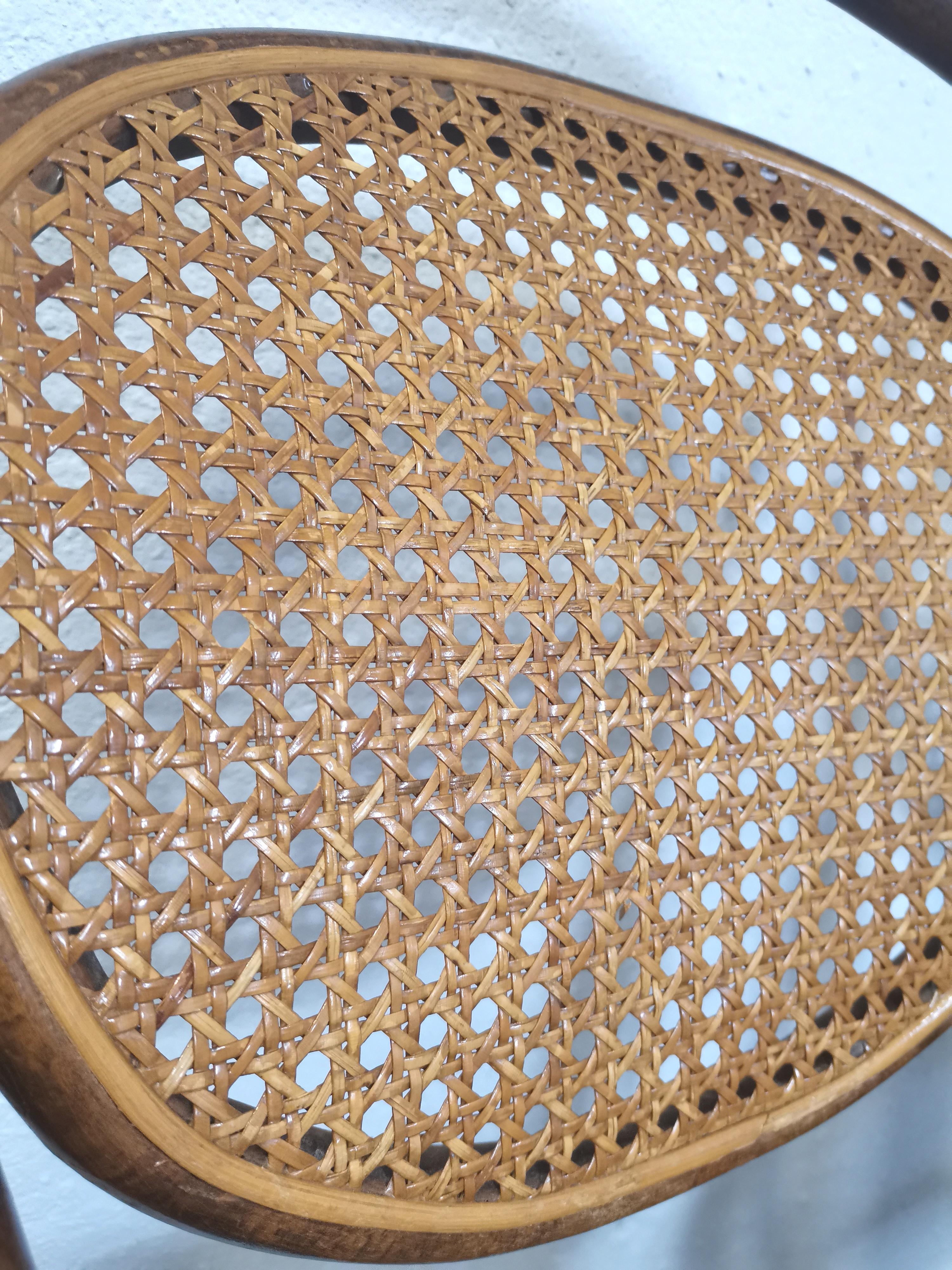 Cane Thonet Chair N. 215, 1960s, 1 of 4