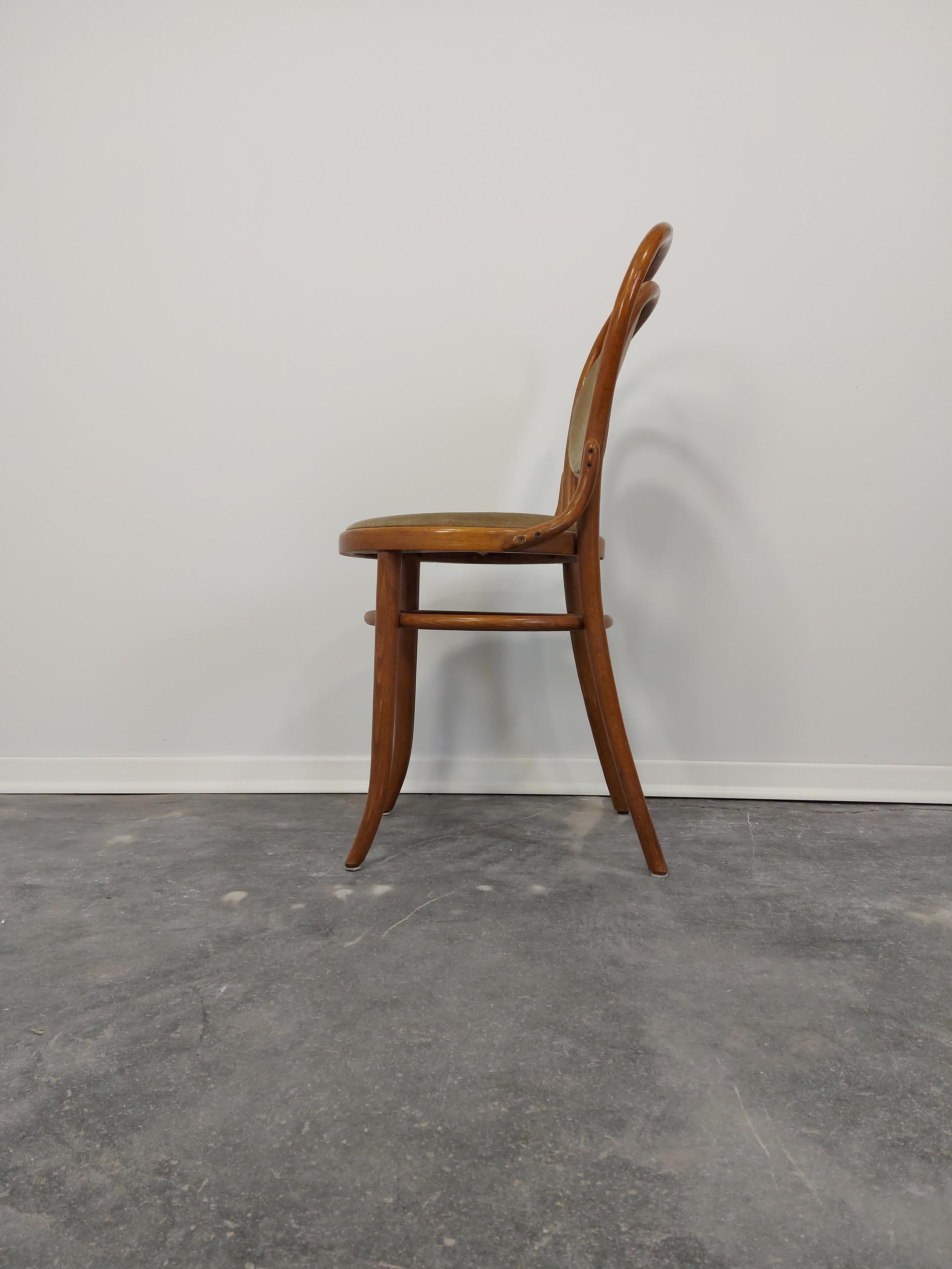 Fabric Thonet Chair N. 215, 1970s, 1 of 4