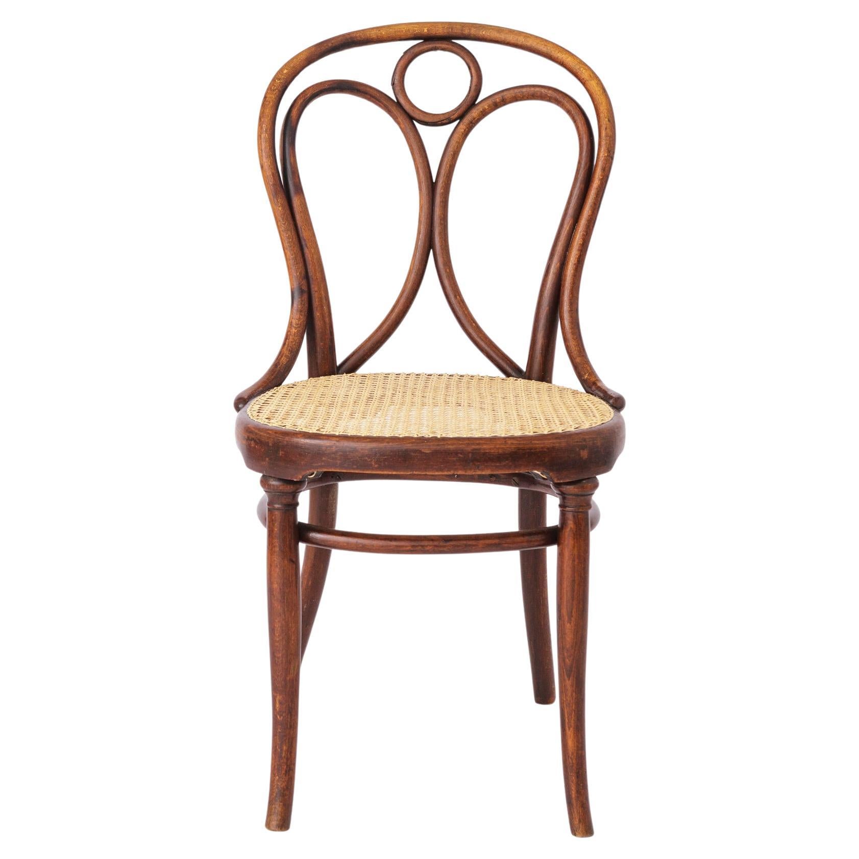Thonet Chair No. 19 with Viennese cain 1880s - Angel chair - desk chair