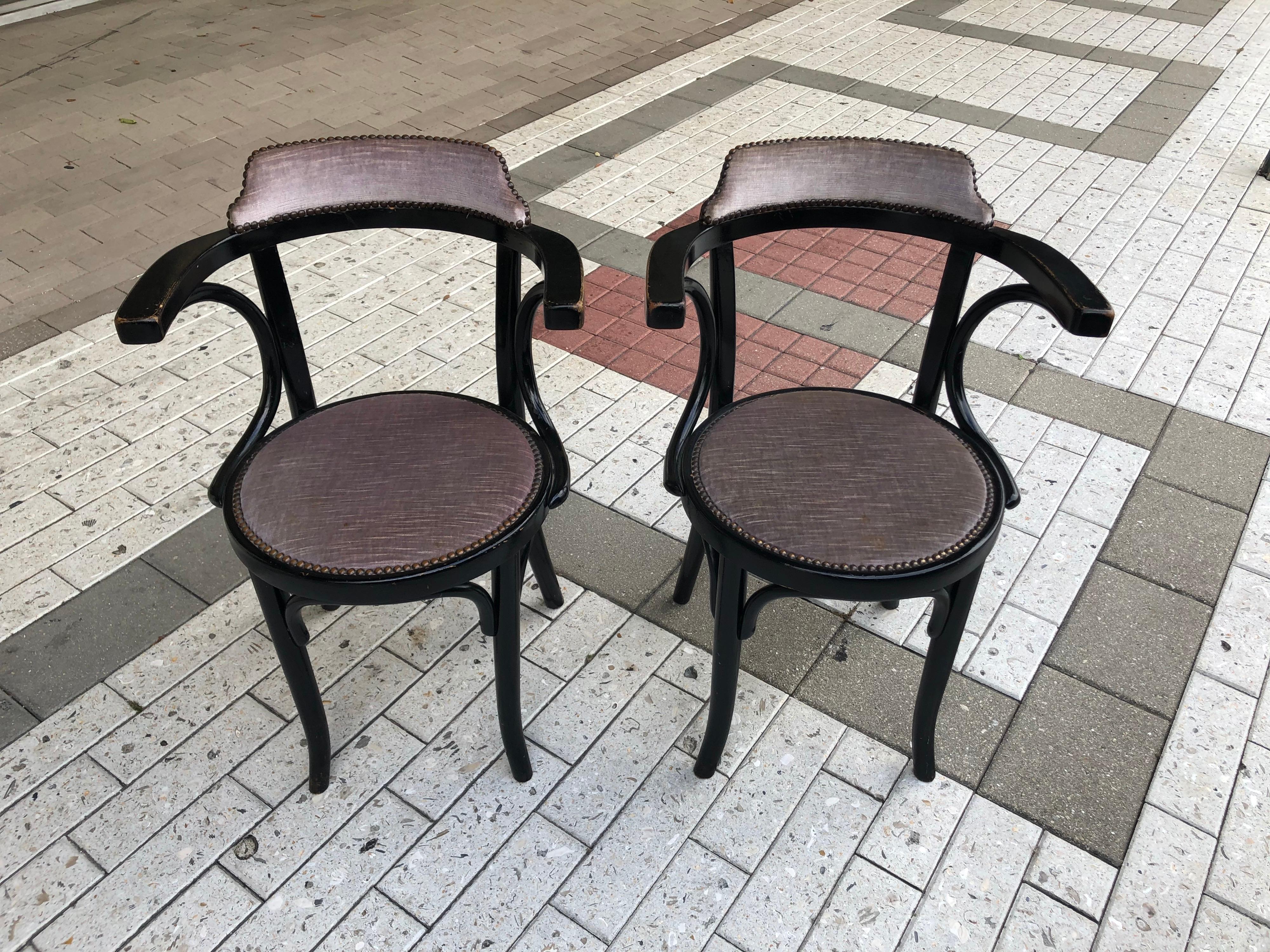 black thonet chairs