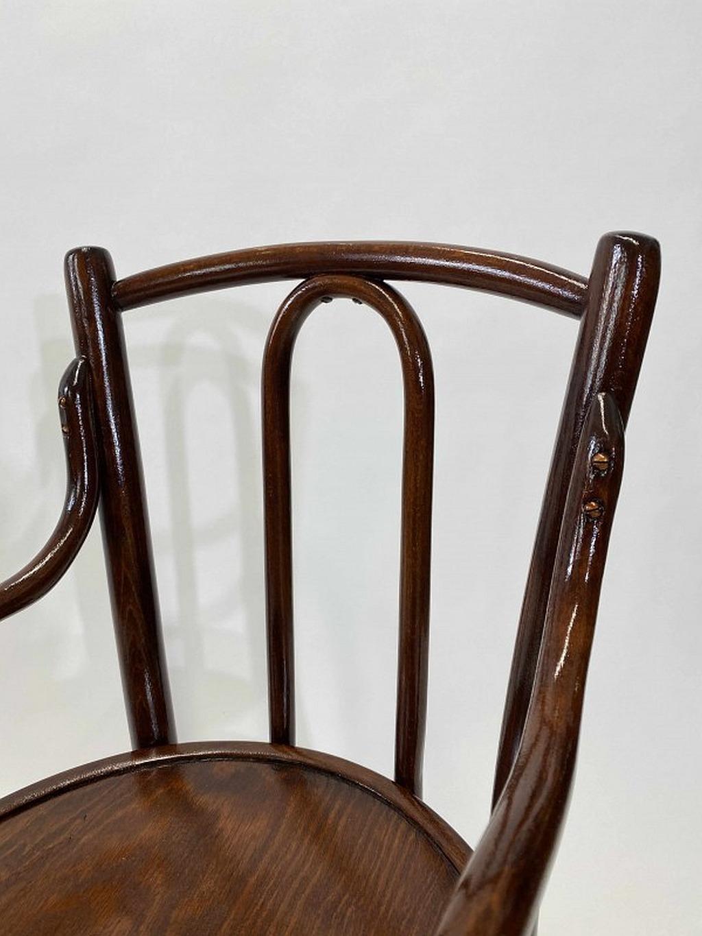 Small Thonet chairs no.4 for children. Professionally stained and repolished.