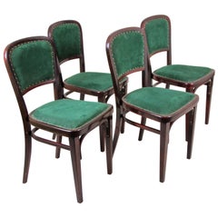 Thonet Chairs Set of Four by Marcel Kammerer Art Nouveau, Austria, circa 1910