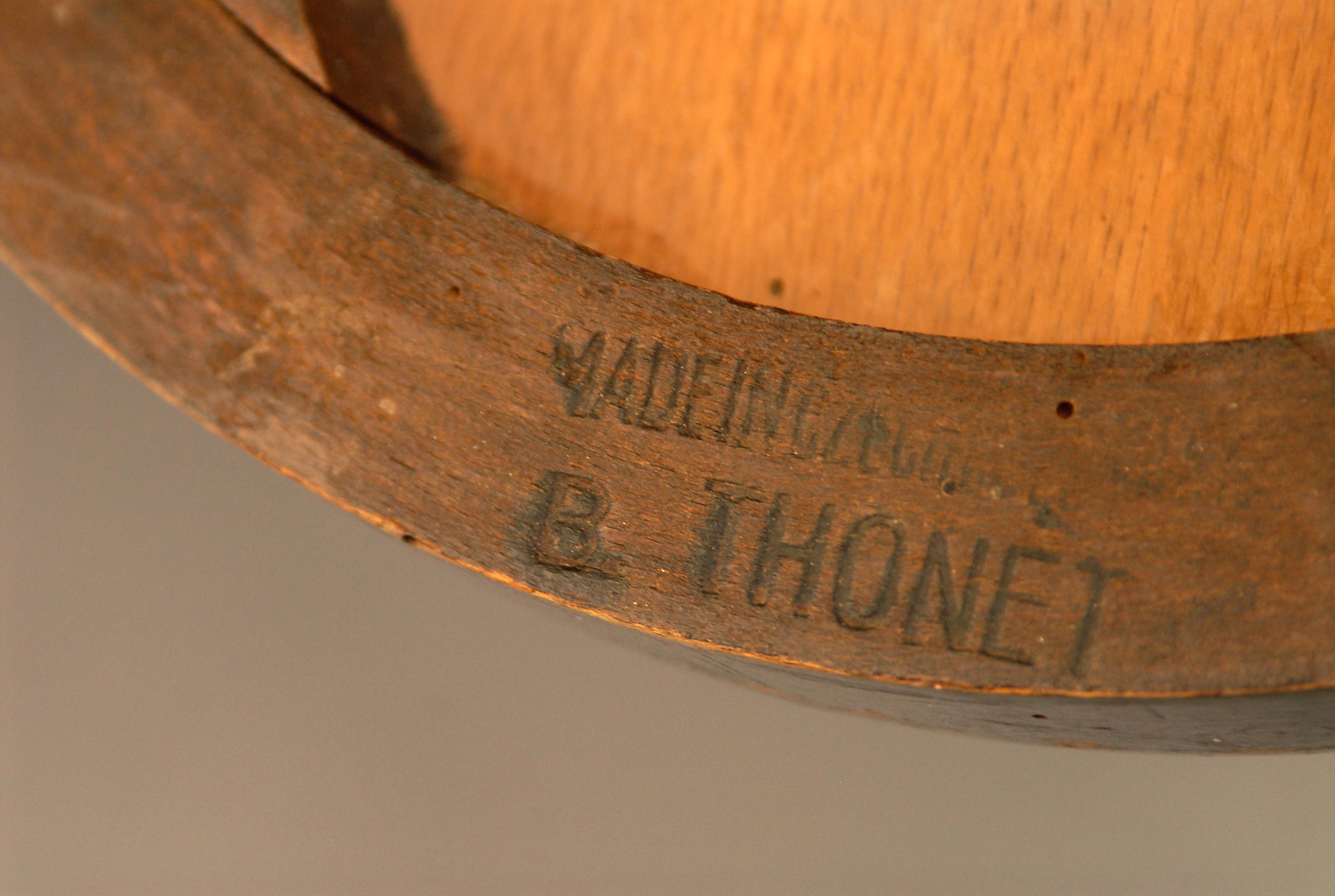 Hand-Crafted Thonet Child Chair No14 / designed 1859 Vienna / Stamped and labeled / Bentwood