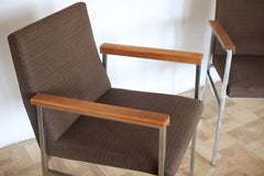 Thonet Chrome Armchairs, 1960s