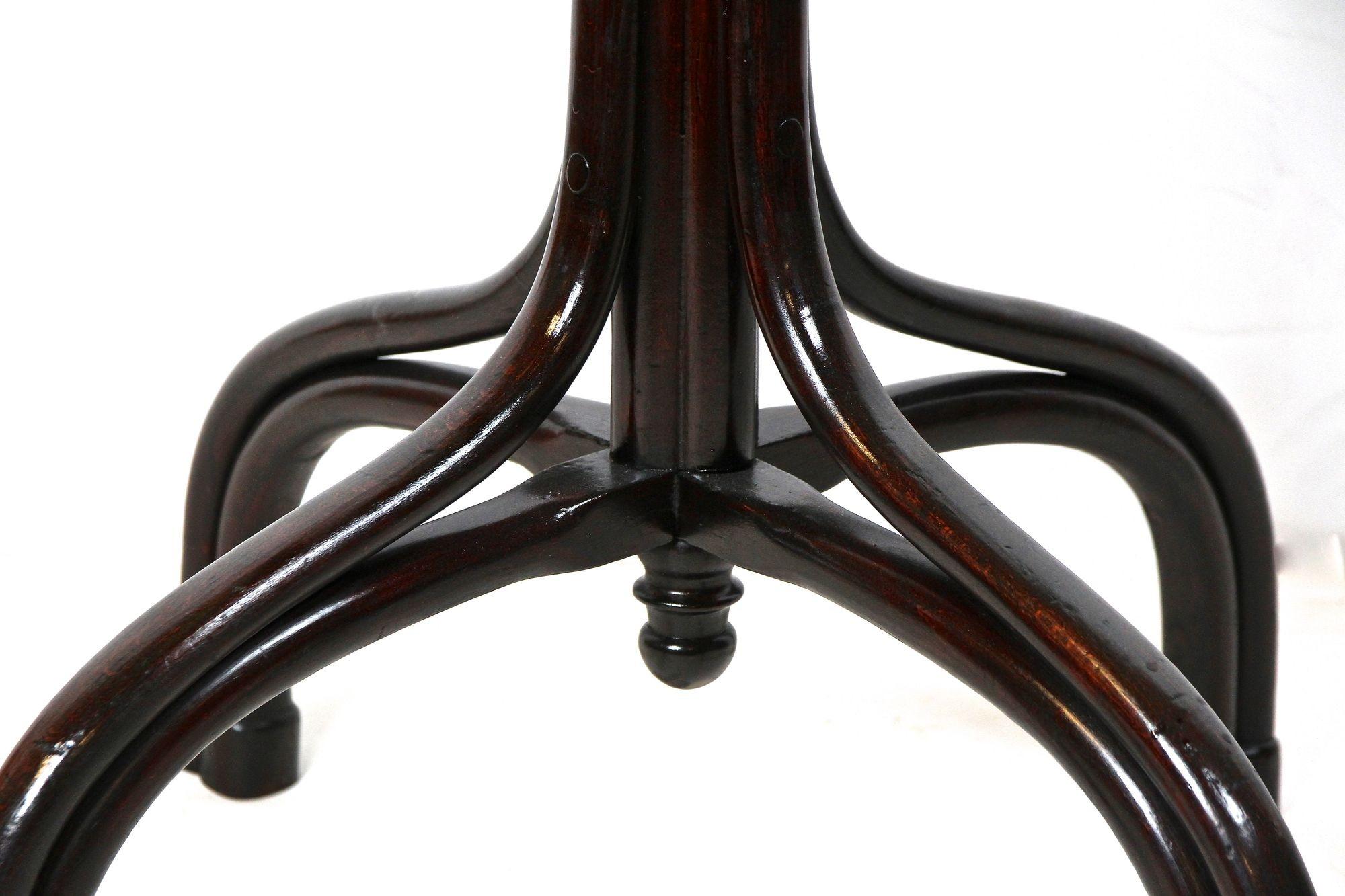 Thonet Coat Rack/ Wardrobe Stand Bentwood Polished, Art Nouveau, AT ca. 1905 For Sale 11