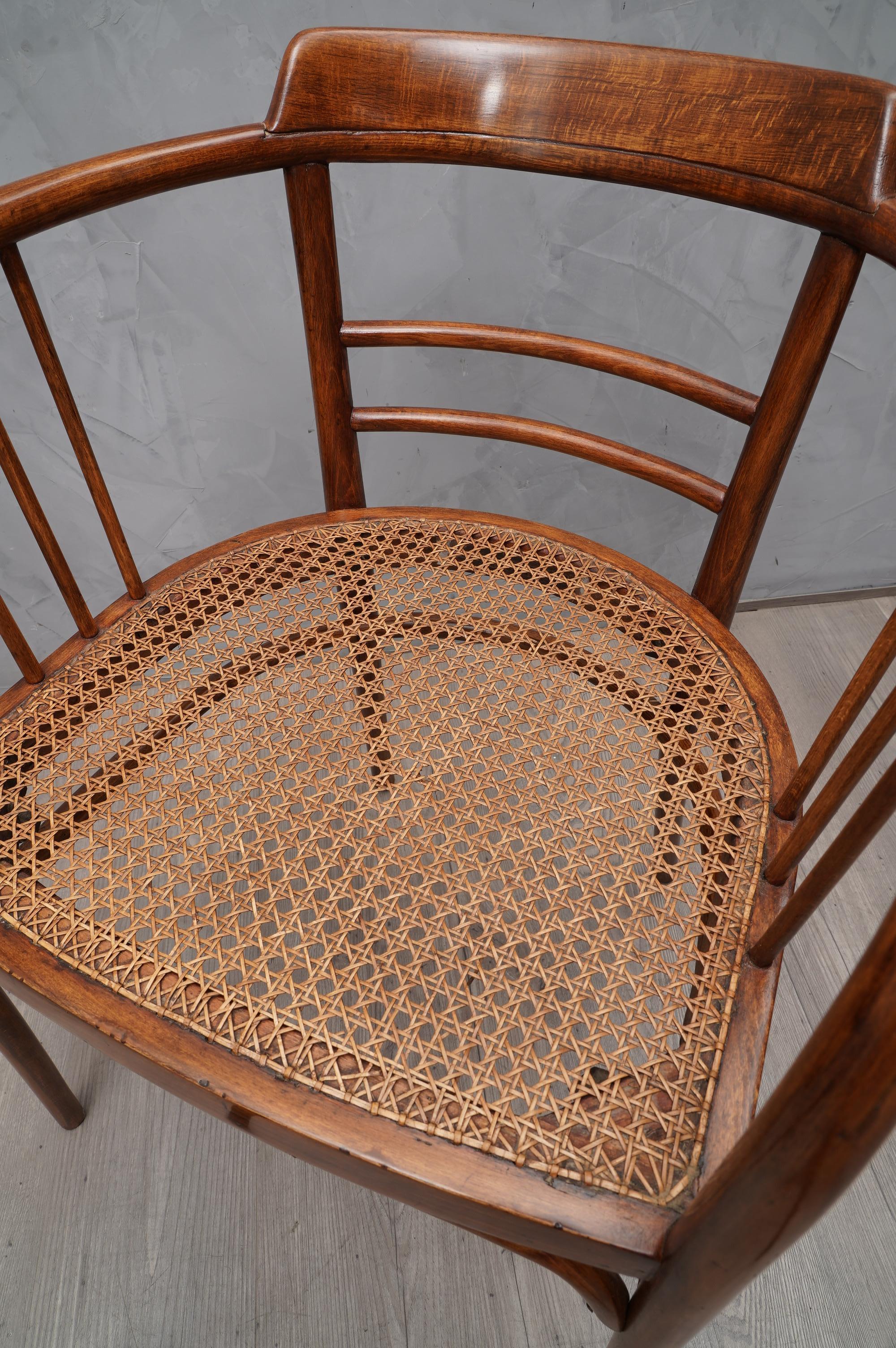 bent beechwood chair