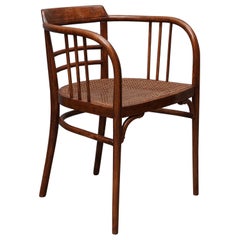 Thonet Curved Beechwood Austrian Art Nouveau Chair, 1910