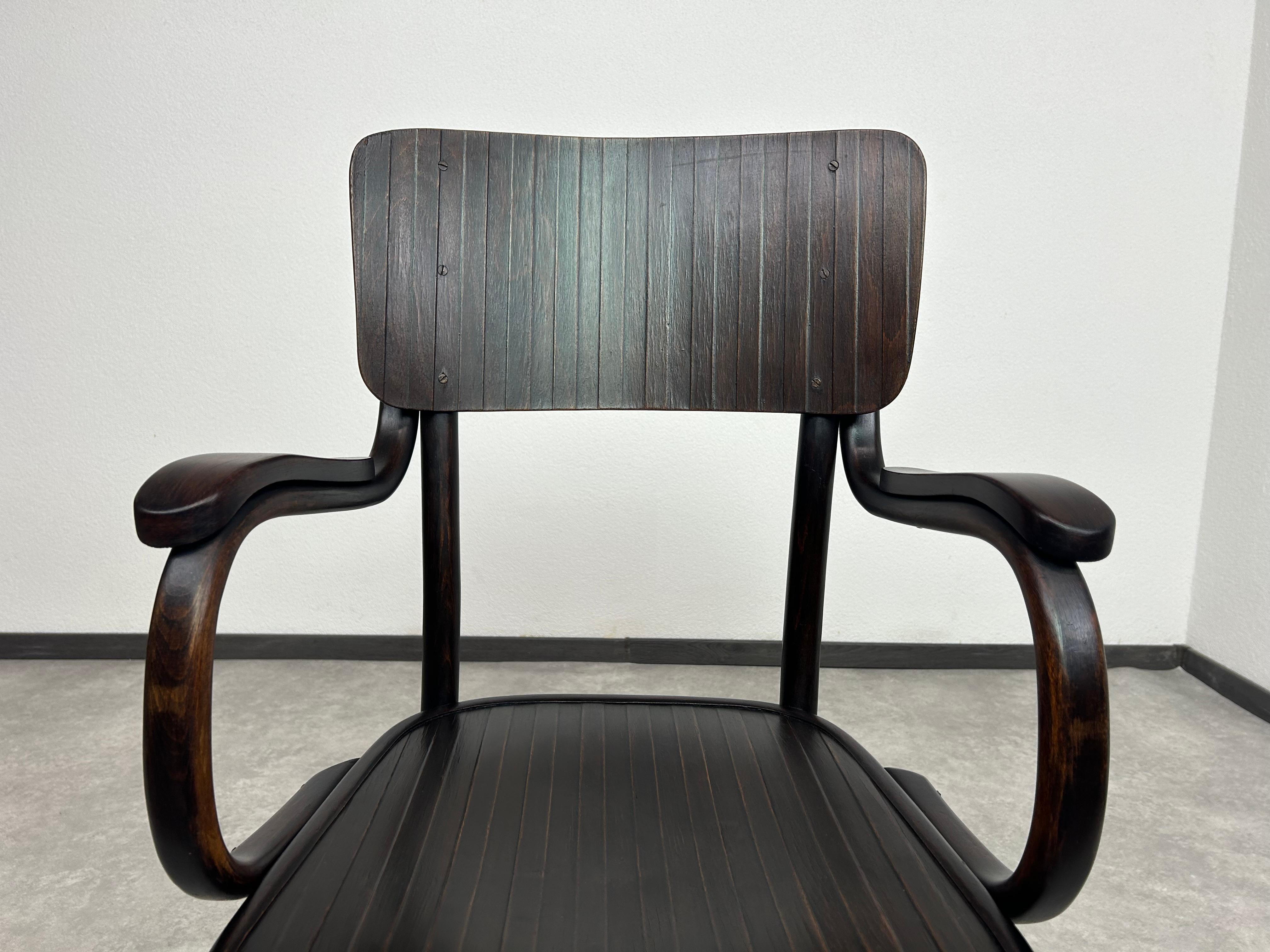 Art Deco Thonet Debrecen desk chair For Sale