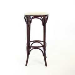 Thonet Design Bentwood Bar Stool No. 73 By Ton, 1950s