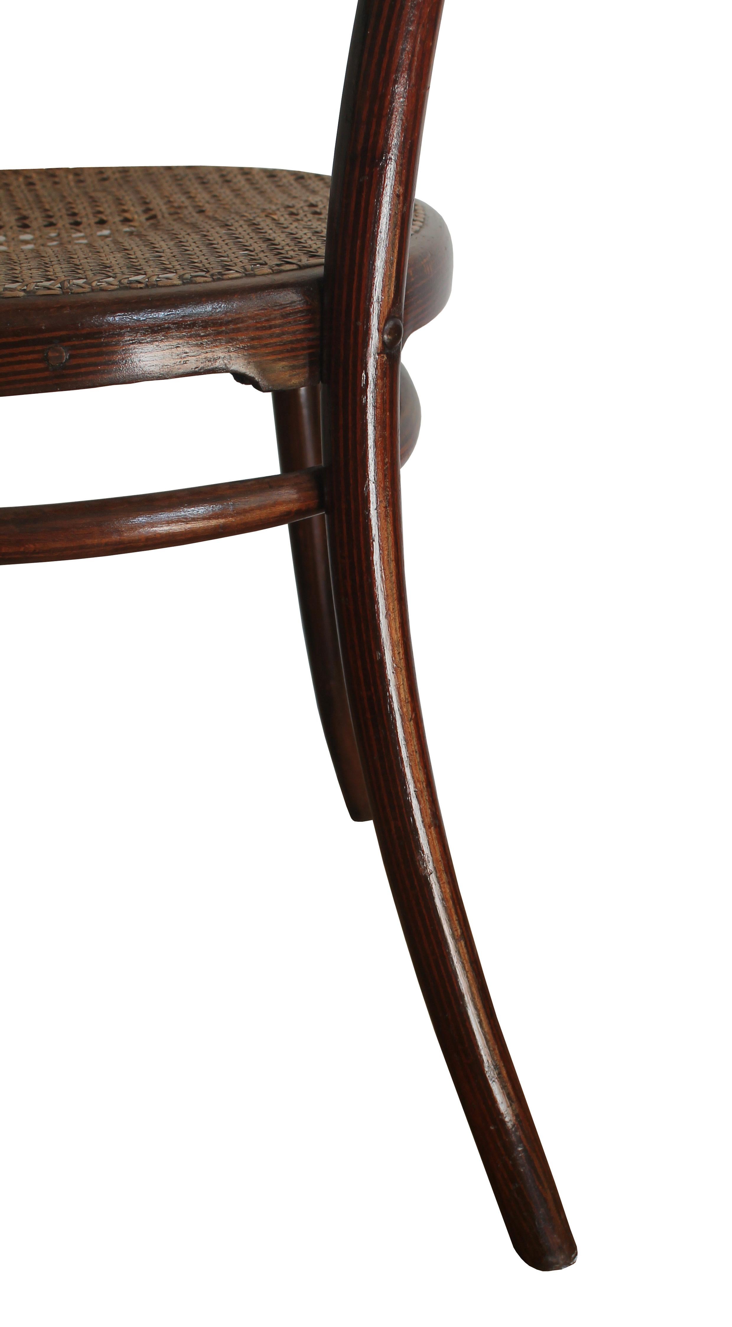 Thonet Dining Chair Model No.10 from the 1880's For Sale 1