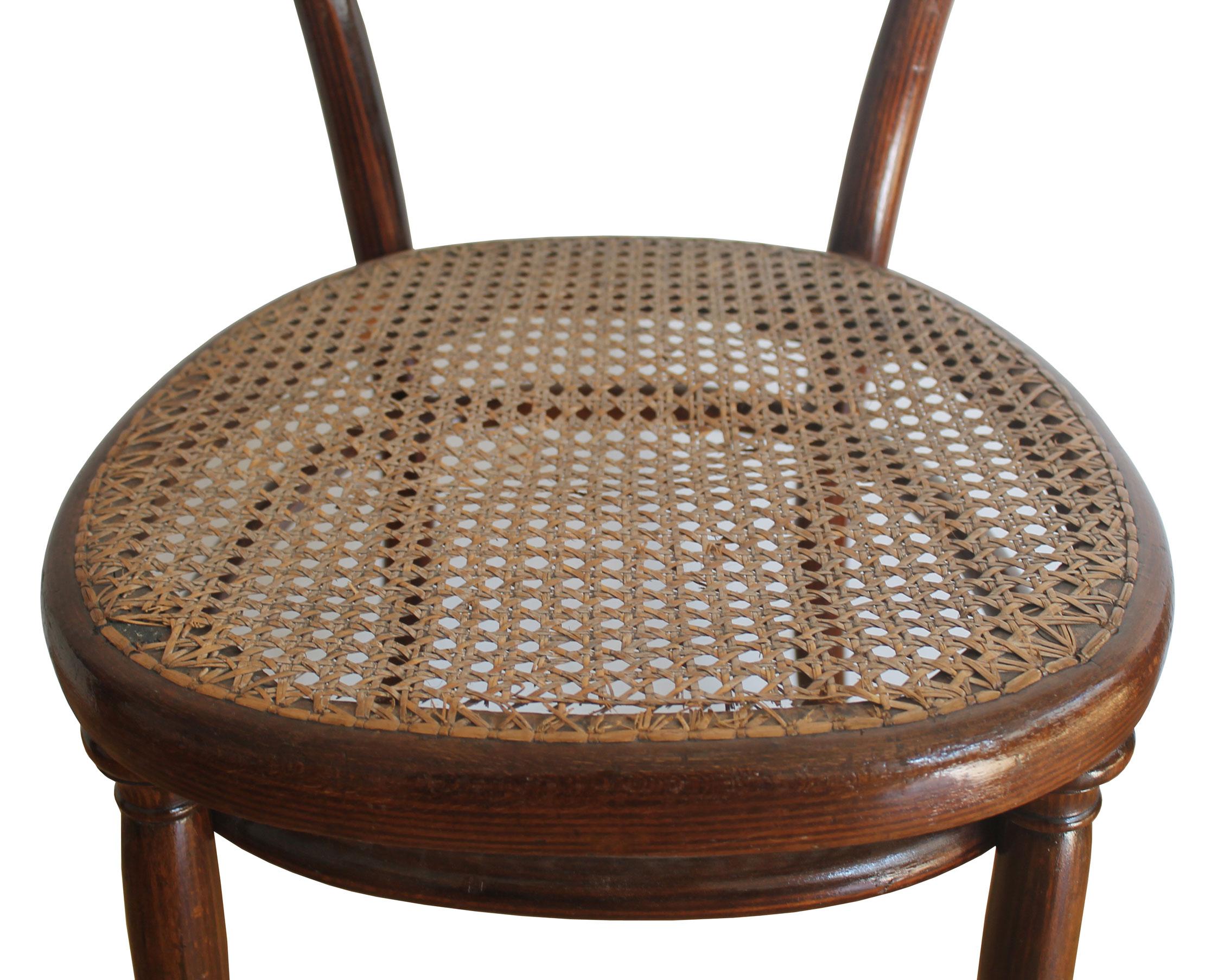 Late 19th Century Thonet Dining Chair Model No.10 from the 1880's For Sale