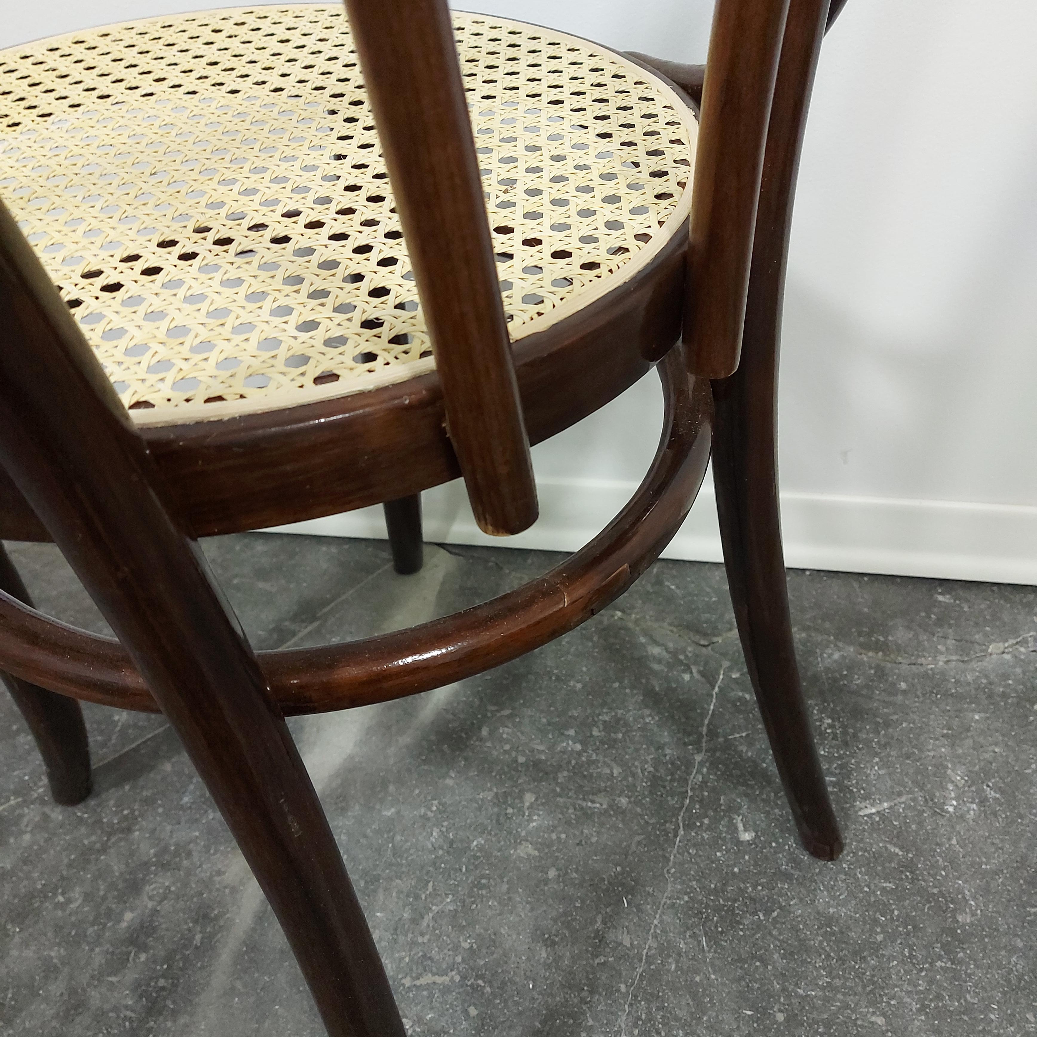 Thonet Esszimmerstuhl Nr. 18 „Wide“, 1970er Jahre (Ende des 20. Jahrhunderts) im Angebot